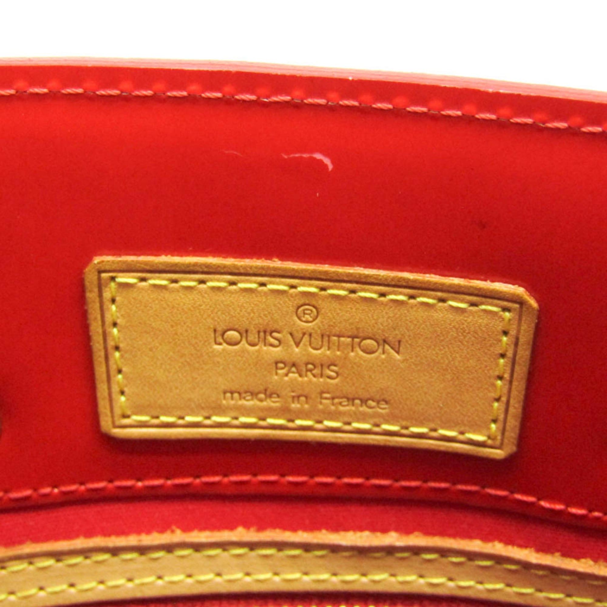 Louis Vuitton Louis Vuitton Monogram Vernis Reade PM M91088 Women's Handbag Rouge Size ONE SIZE - 13 Thumbnail