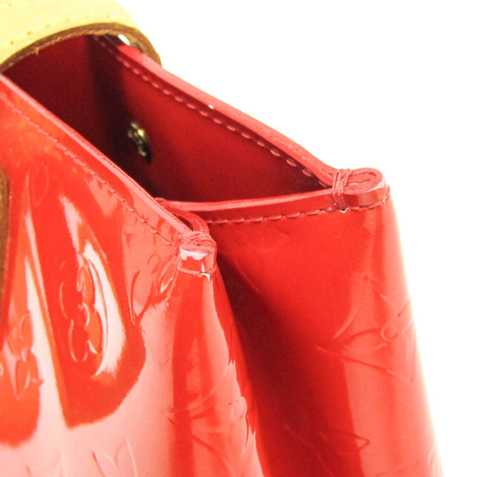 Louis Vuitton Louis Vuitton Monogram Vernis Reade PM M91088 Women's Handbag Rouge Size ONE SIZE - 8 Thumbnail