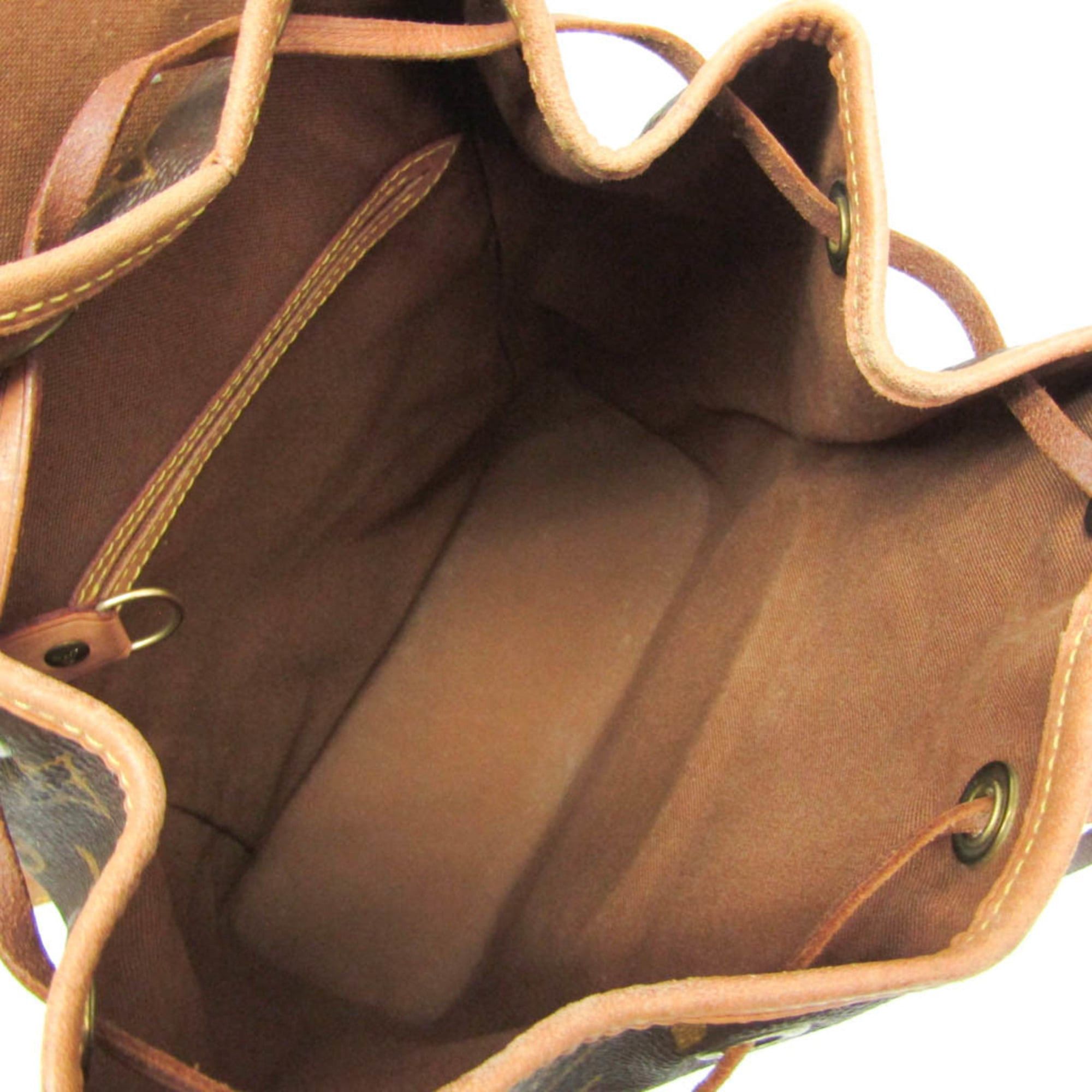 Louis Vuitton Louis Vuitton Monogram Montsouris MM M51136 Women's Backpack Brown Size ONE SIZE - 3 Thumbnail