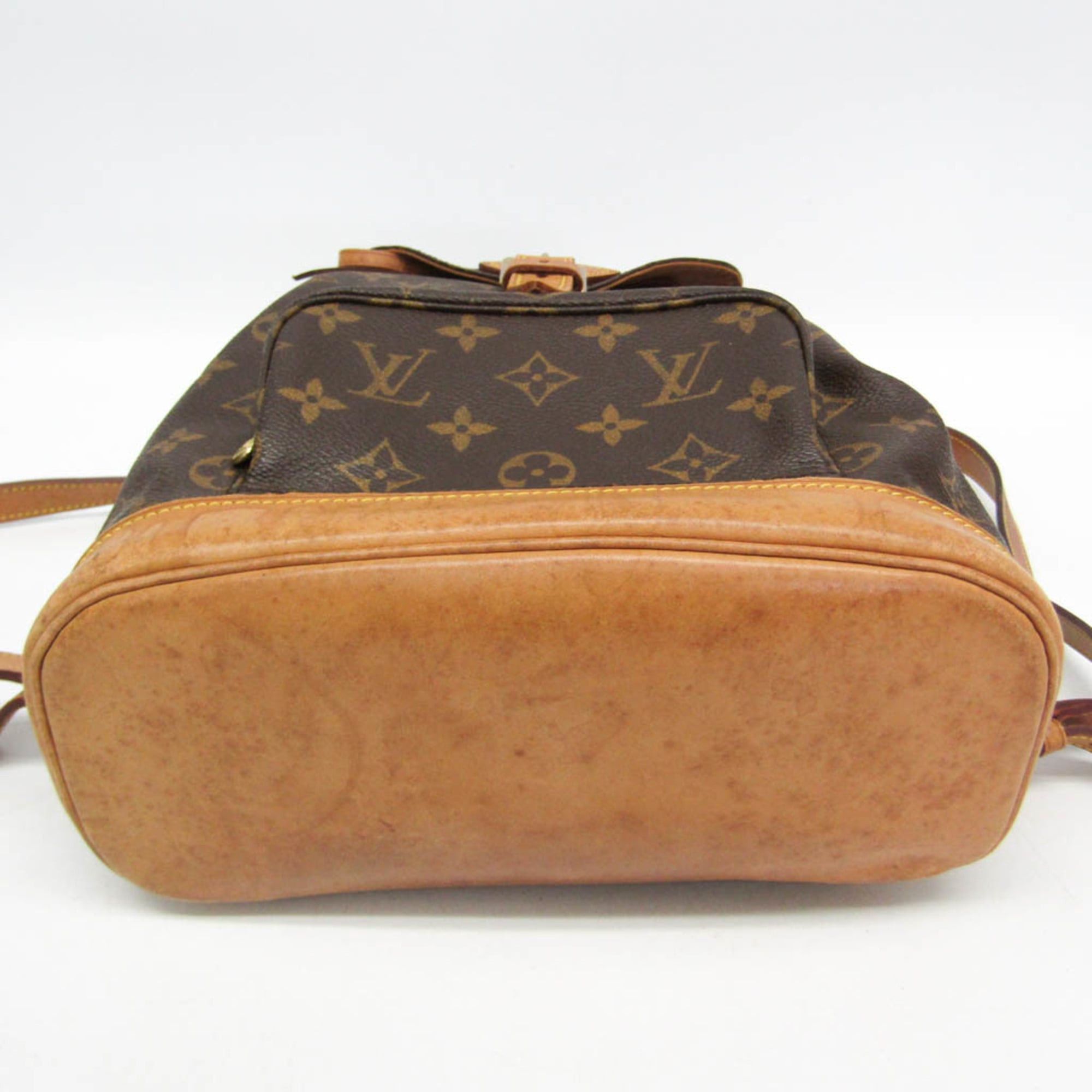 Louis Vuitton Louis Vuitton Monogram Montsouris MM M51136 Women's Backpack Brown Size ONE SIZE - 5 Thumbnail