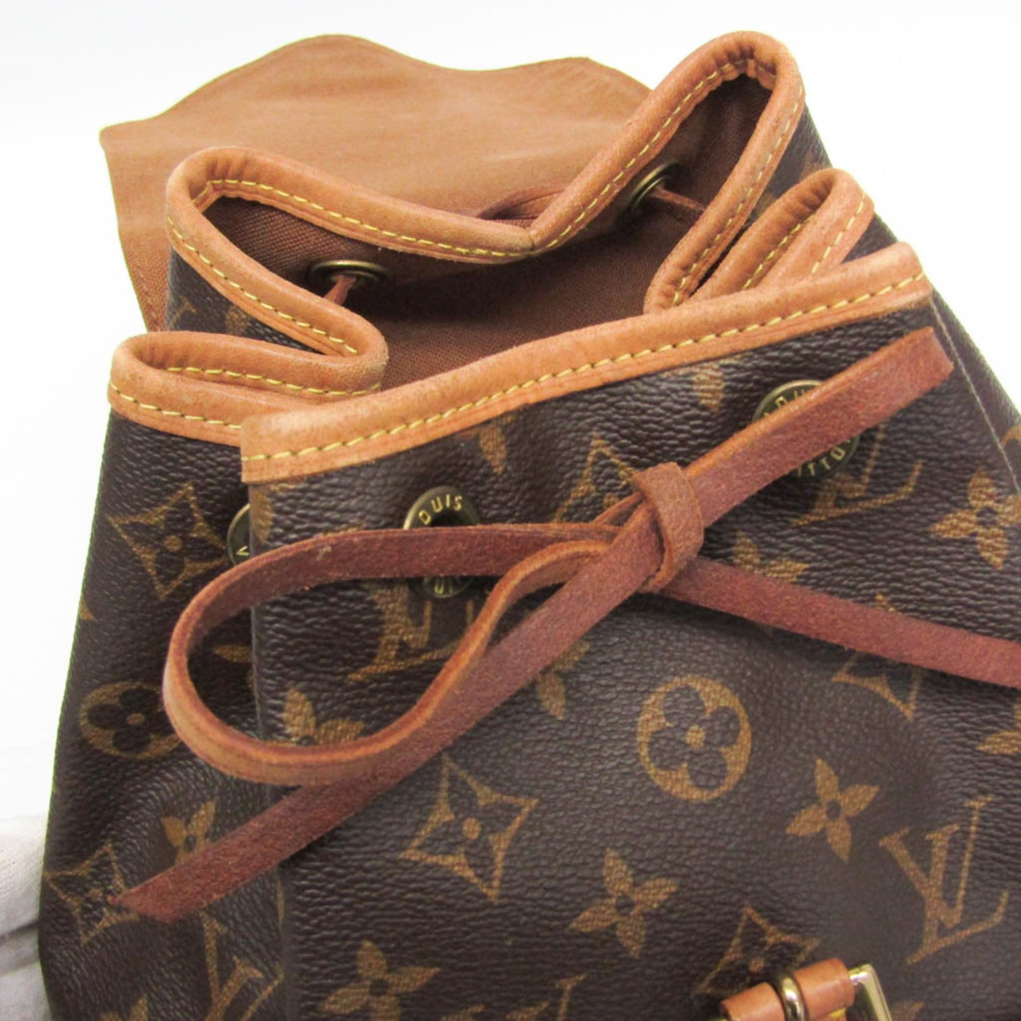 Louis Vuitton Louis Vuitton Monogram Montsouris MM M51136 Women's Backpack Brown Size ONE SIZE - 11 Thumbnail
