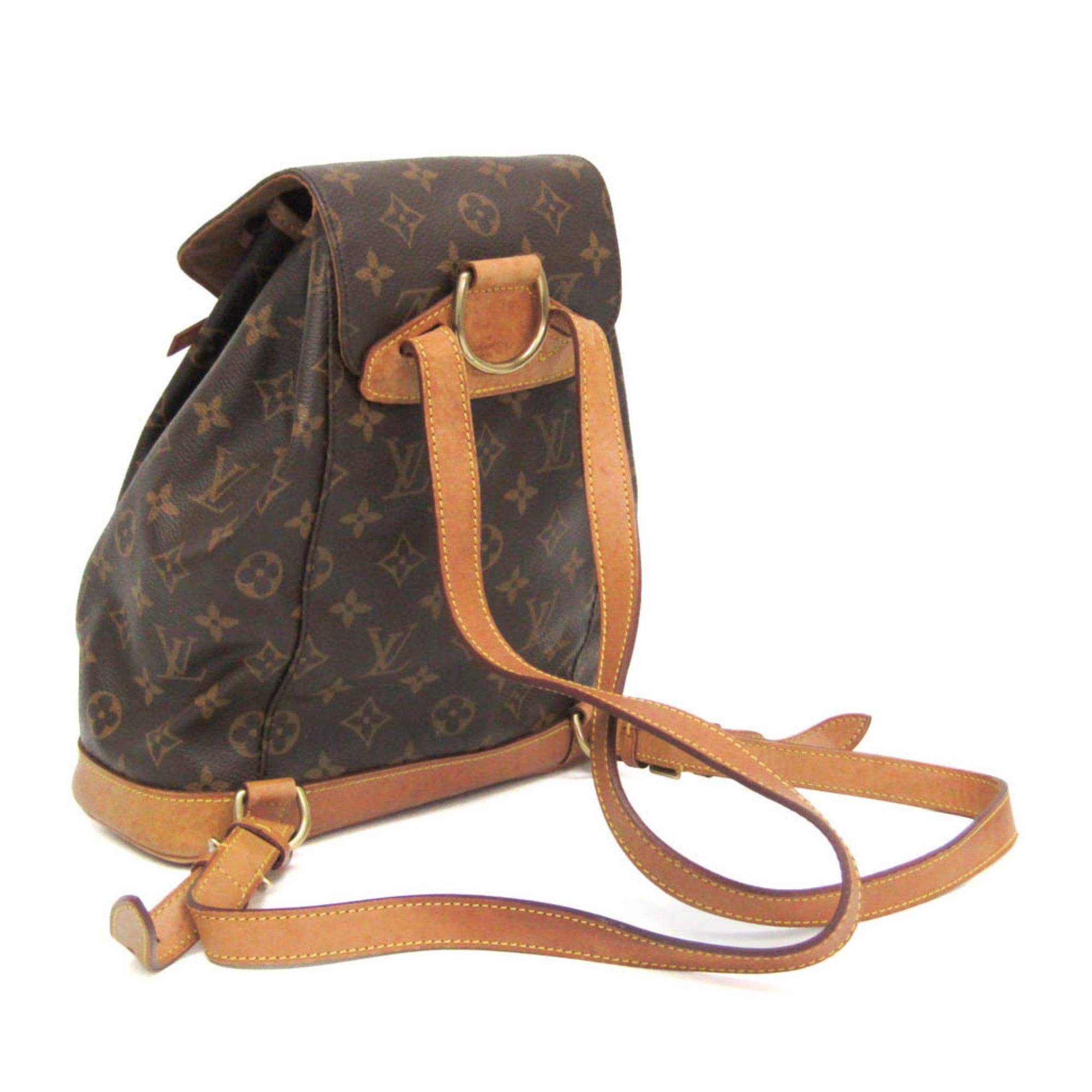 Louis Vuitton Louis Vuitton Monogram Montsouris MM M51136 Women's Backpack Brown Size ONE SIZE - 2 Thumbnail