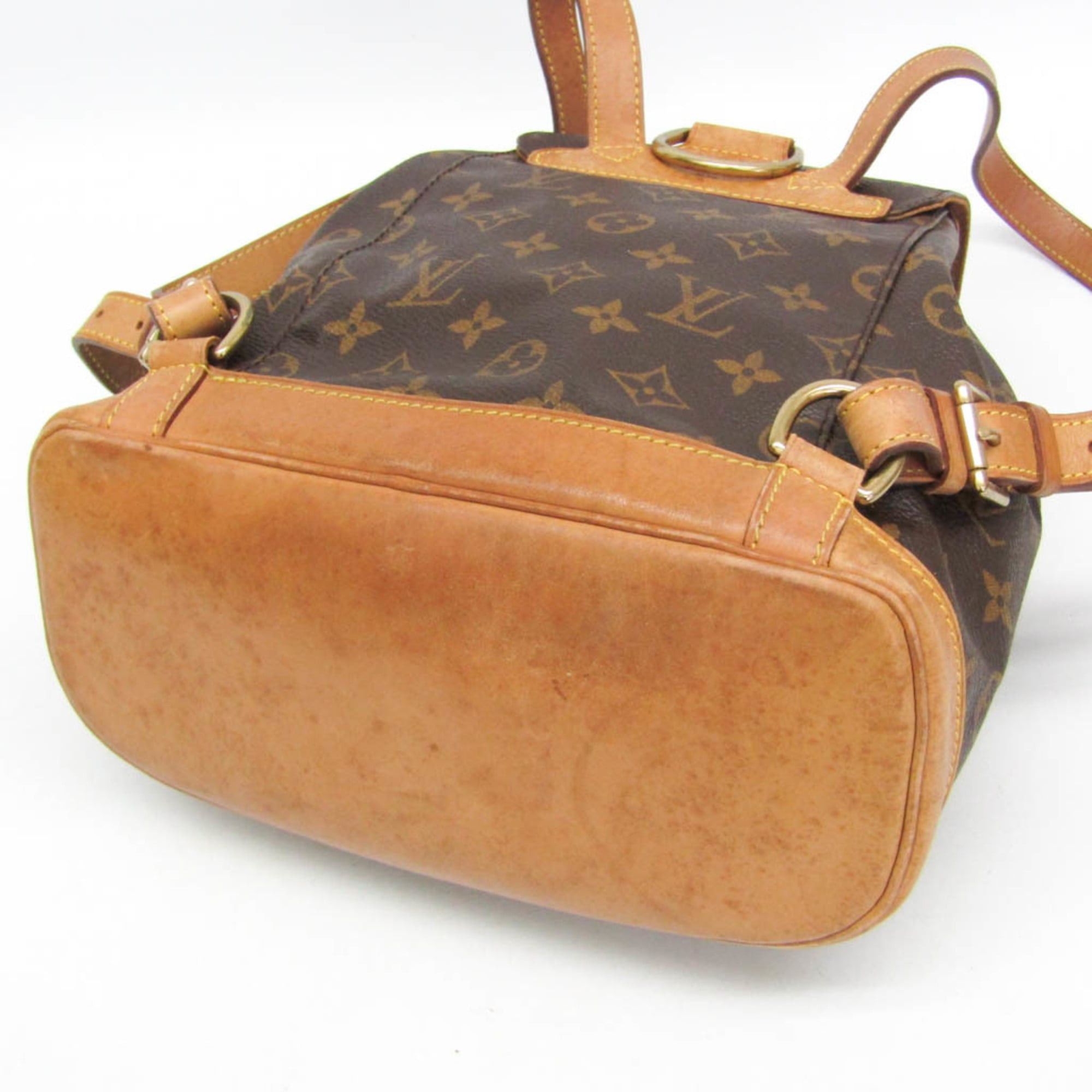Louis Vuitton Louis Vuitton Monogram Montsouris MM M51136 Women's Backpack Brown Size ONE SIZE - 4 Thumbnail