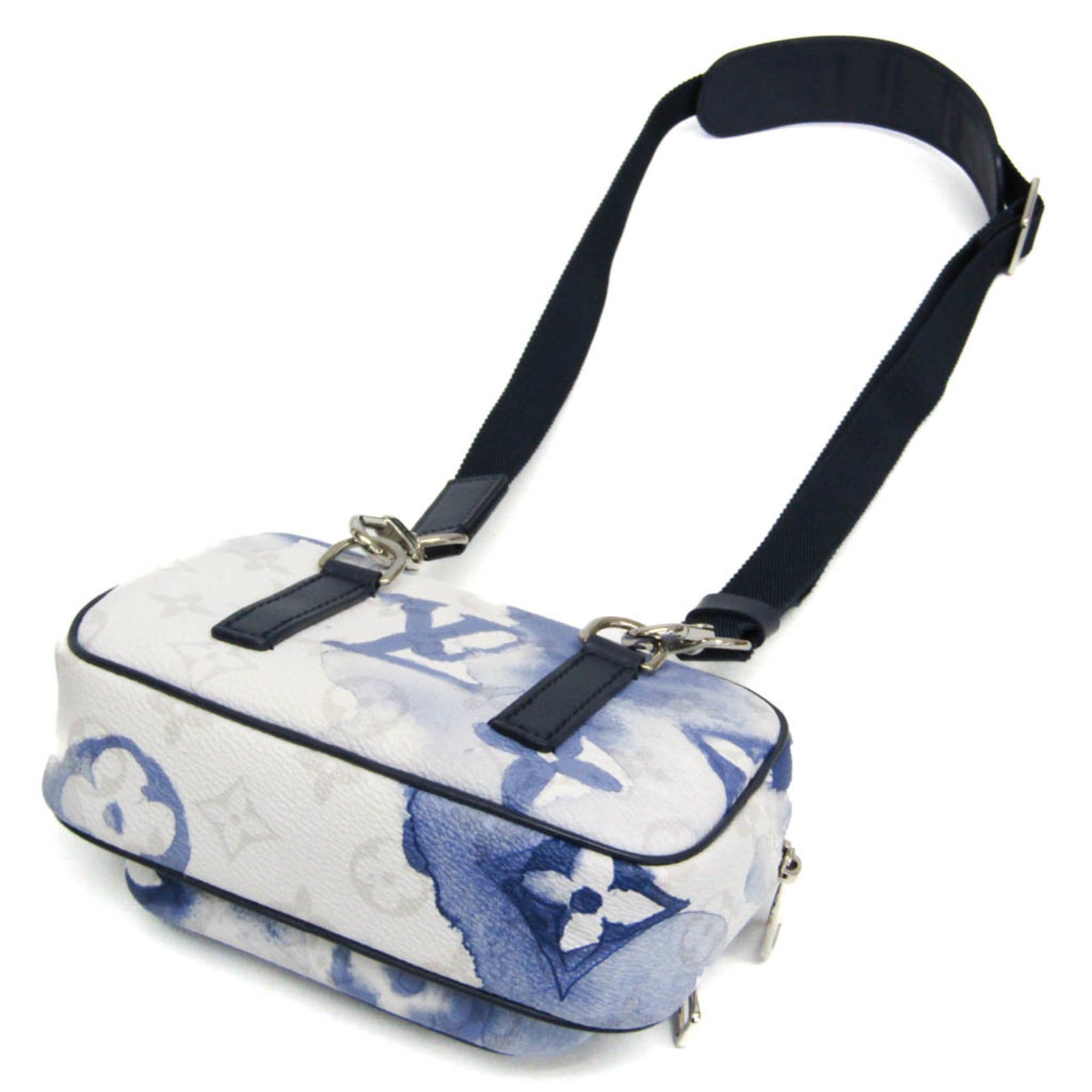 Louis Vuitton Louis Vuitton Monogram Outdoor Pouch M45763 Men,Women Pouch,Shoulder Bag Blue,White Size ONE SIZE - 2 Thumbnail
