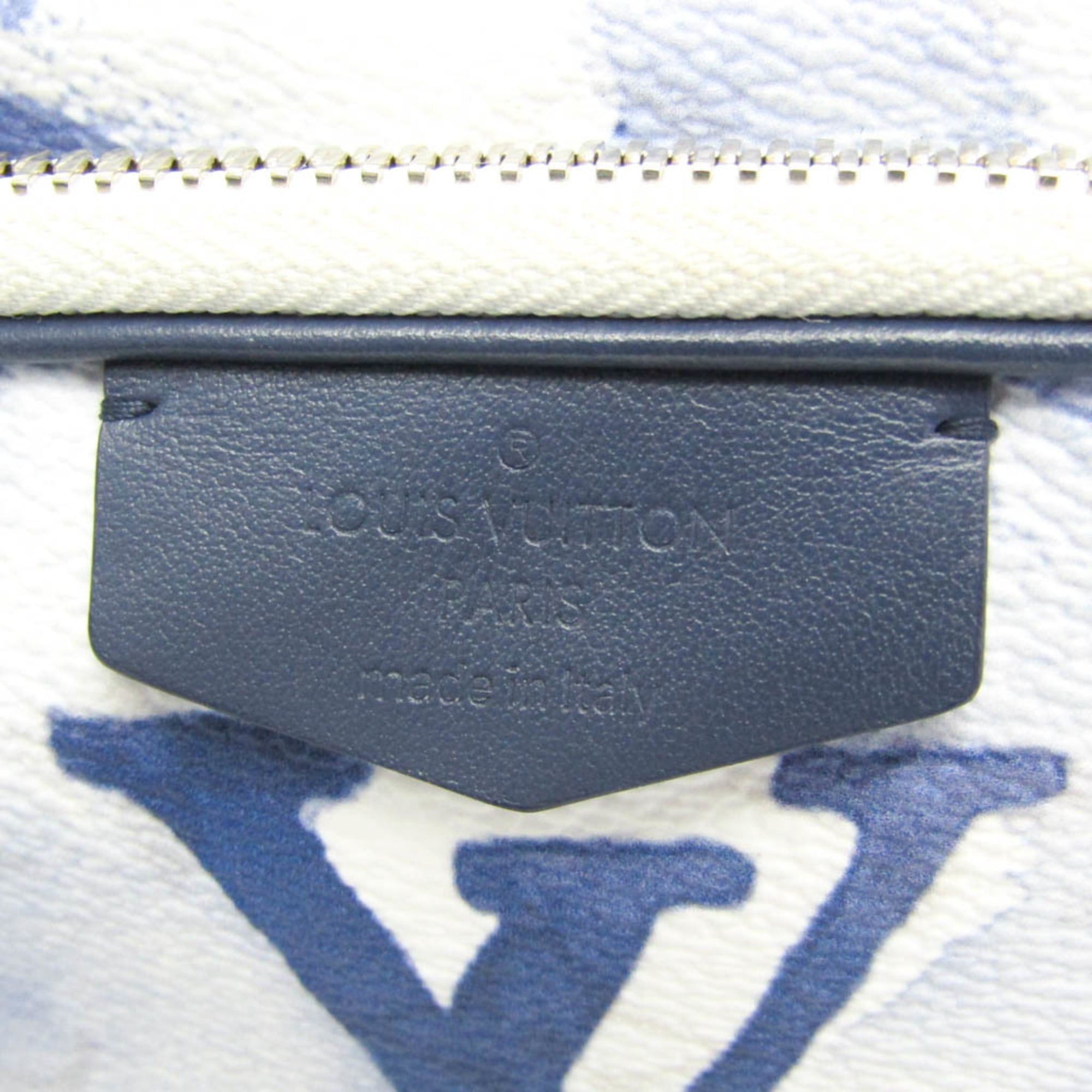Louis Vuitton Louis Vuitton Monogram Outdoor Pouch M45763 Men,Women Pouch,Shoulder Bag Blue,White Size ONE SIZE - 12 Thumbnail