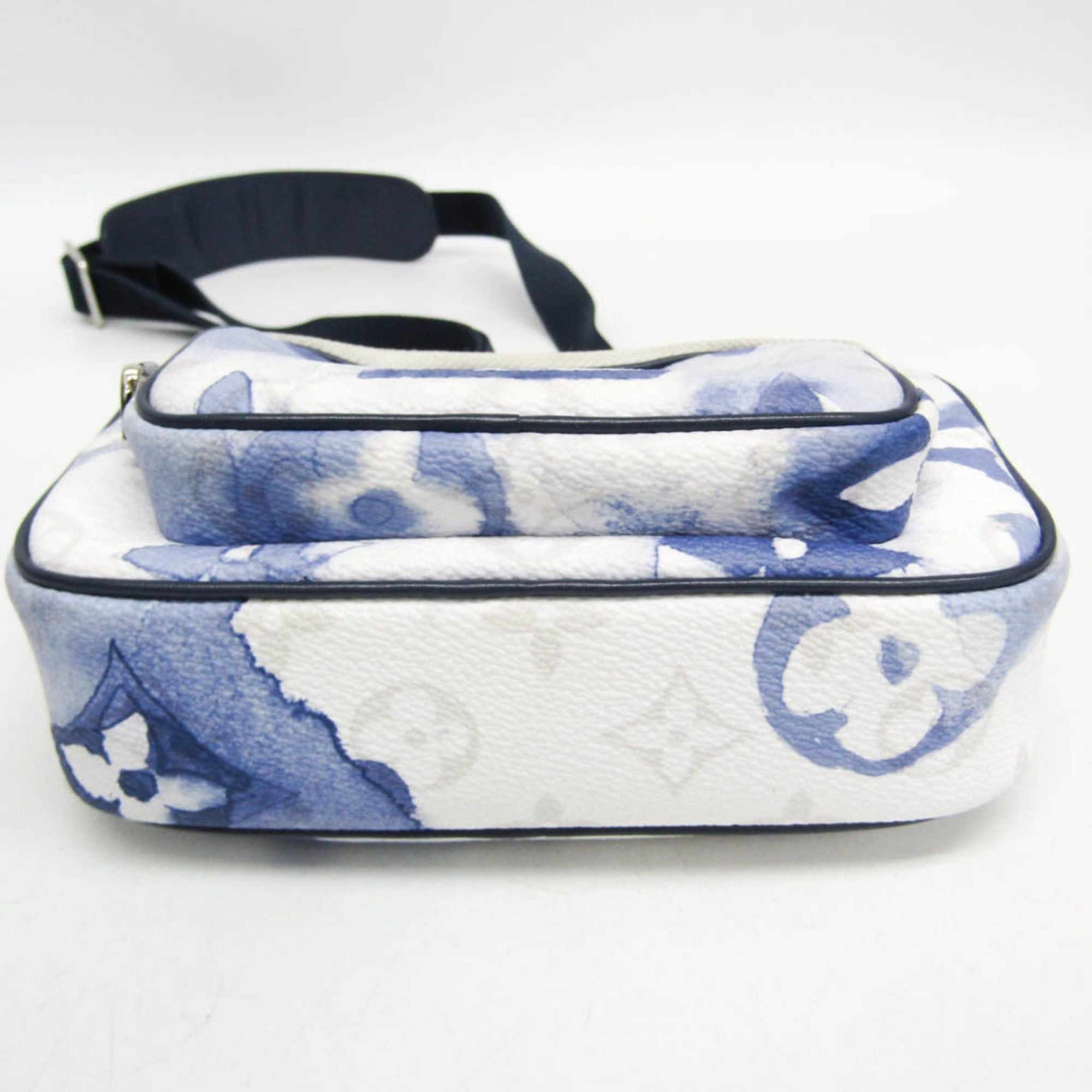 Louis Vuitton Louis Vuitton Monogram Outdoor Pouch M45763 Men,Women Pouch,Shoulder Bag Blue,White Size ONE SIZE - 5 Thumbnail