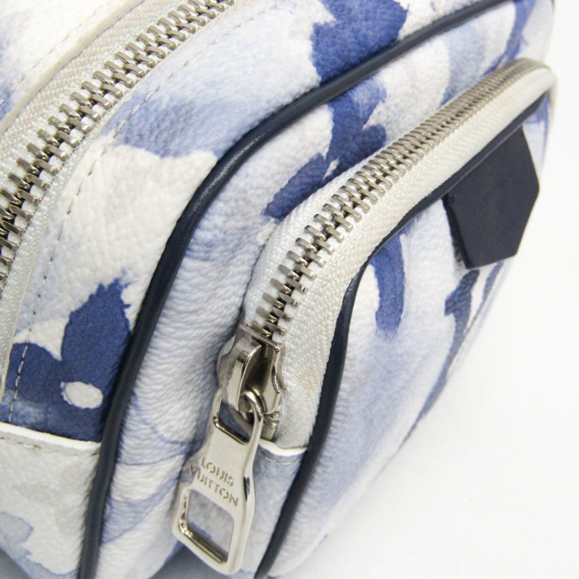 Louis Vuitton Louis Vuitton Monogram Outdoor Pouch M45763 Men,Women Pouch,Shoulder Bag Blue,White Size ONE SIZE - 8 Thumbnail