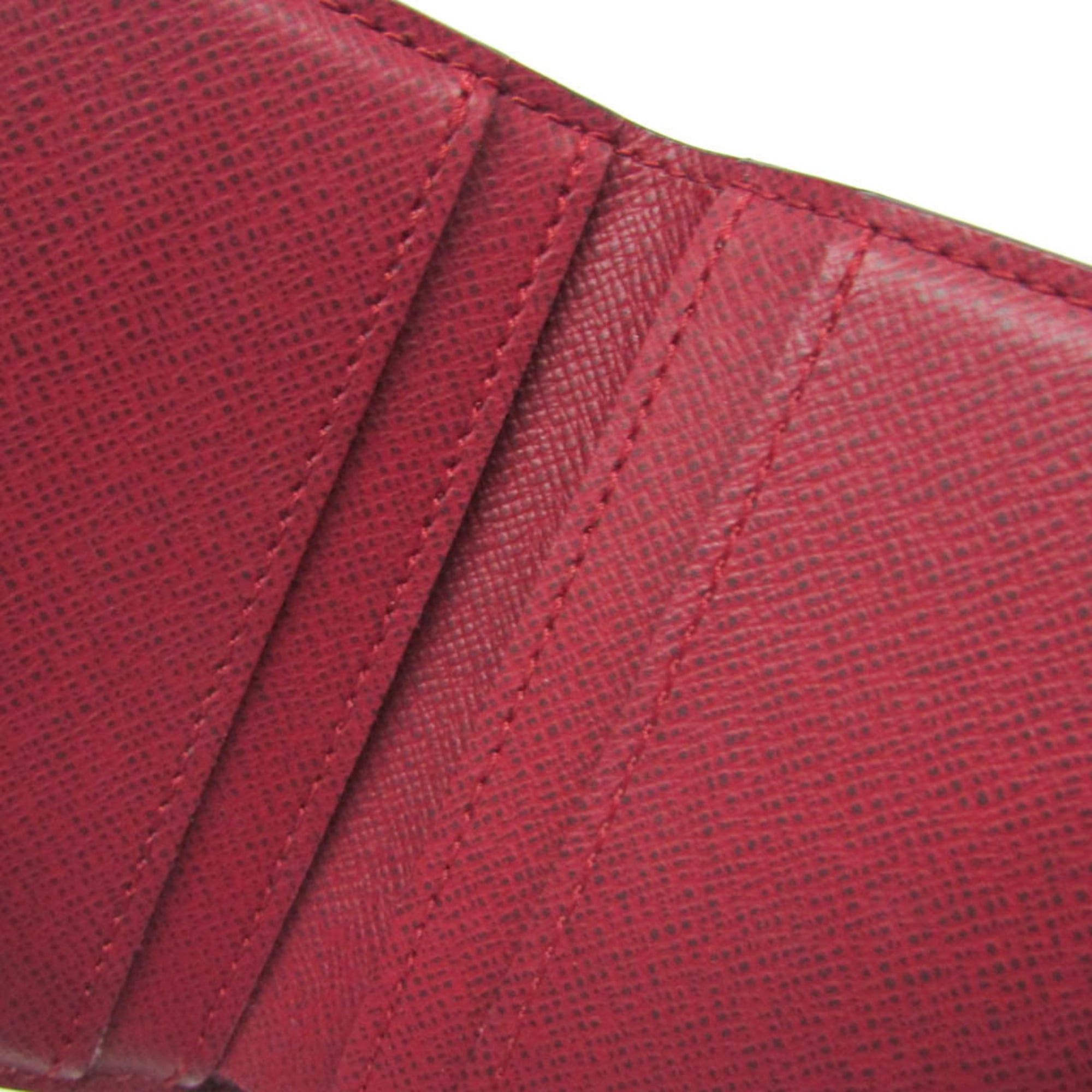 Louis Vuitton Louis Vuitton Epi Twist Compact Wallet M68607 Women's Epi Leather Wallet (tri-fold) Wine Size ONE SIZE - 13 Thumbnail