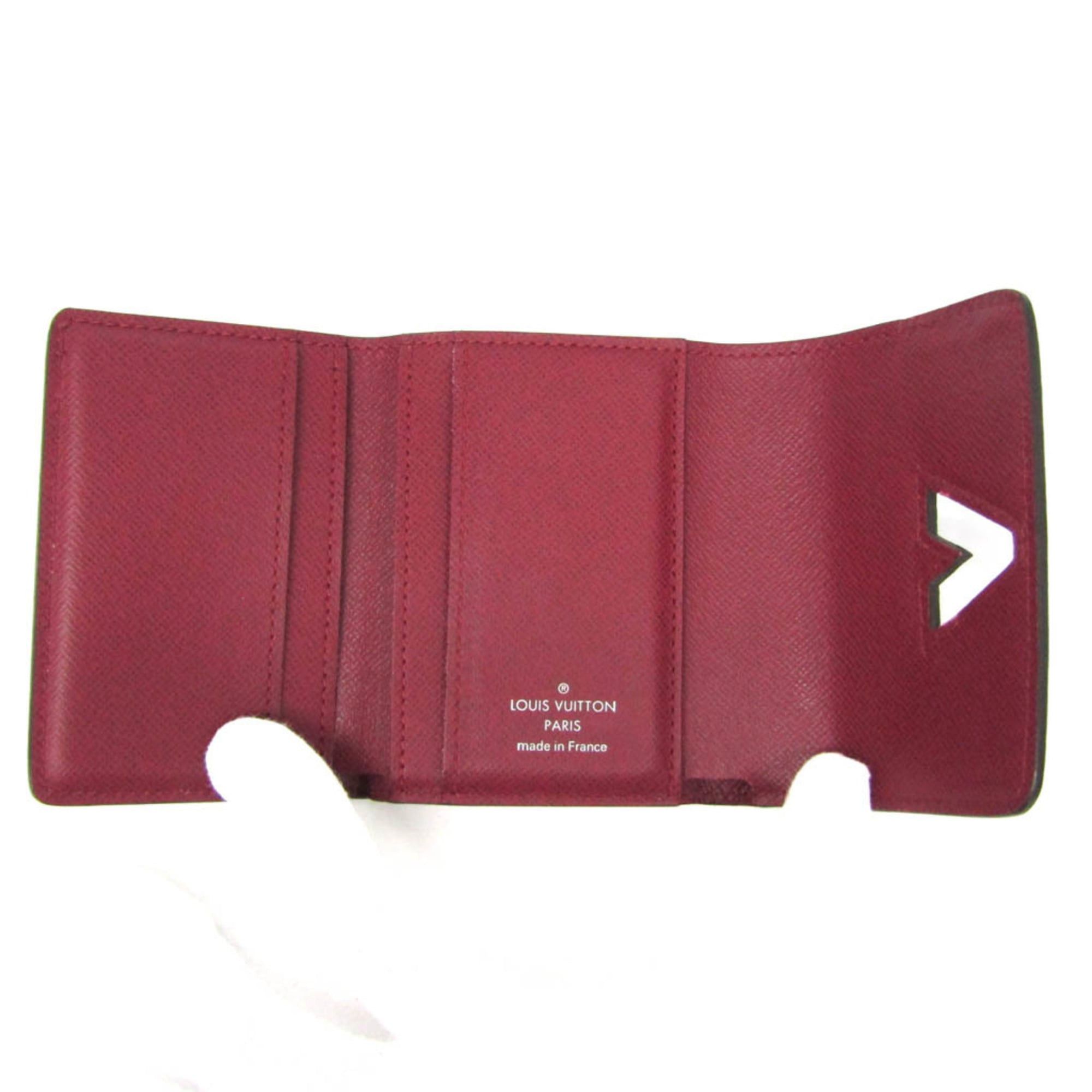 Louis Vuitton Louis Vuitton Epi Twist Compact Wallet M68607 Women's Epi Leather Wallet (tri-fold) Wine Size ONE SIZE - 3 Thumbnail
