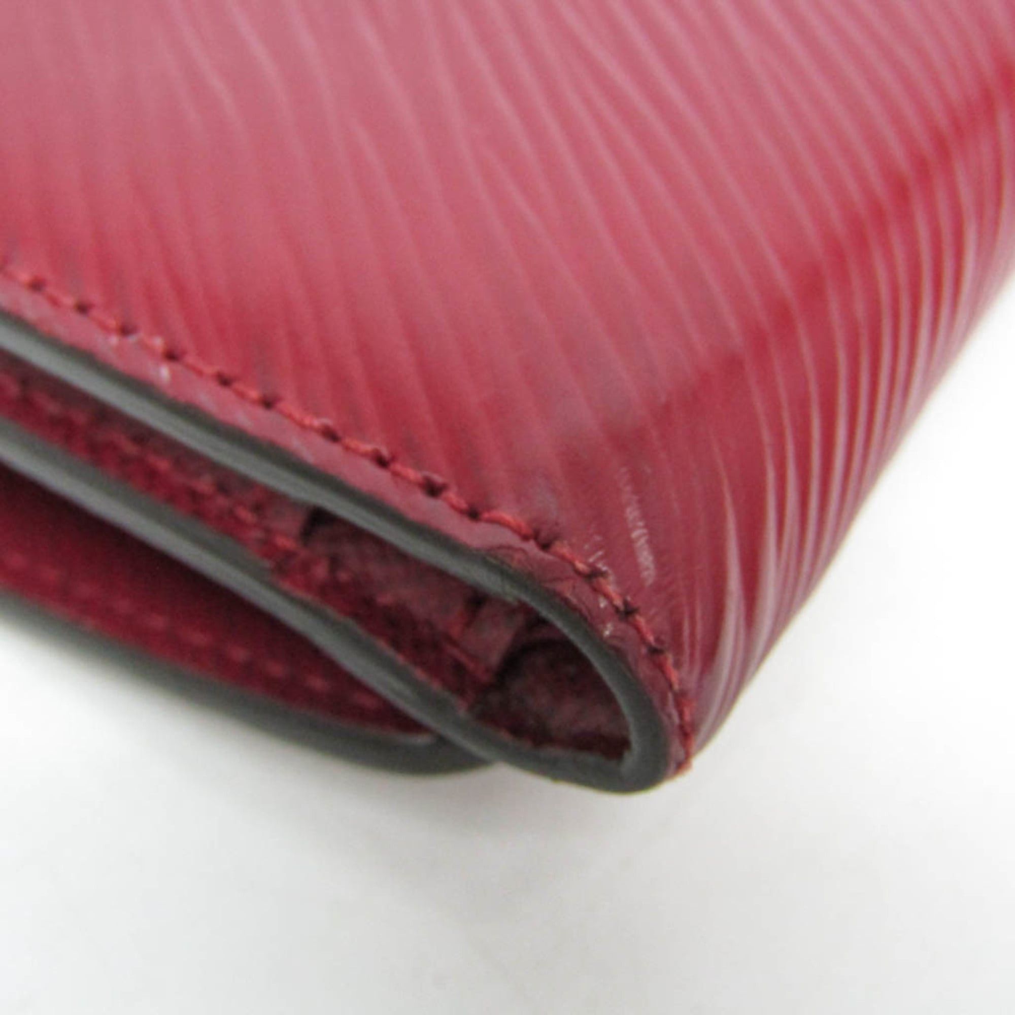 Louis Vuitton Louis Vuitton Epi Twist Compact Wallet M68607 Women's Epi Leather Wallet (tri-fold) Wine Size ONE SIZE - 5 Thumbnail