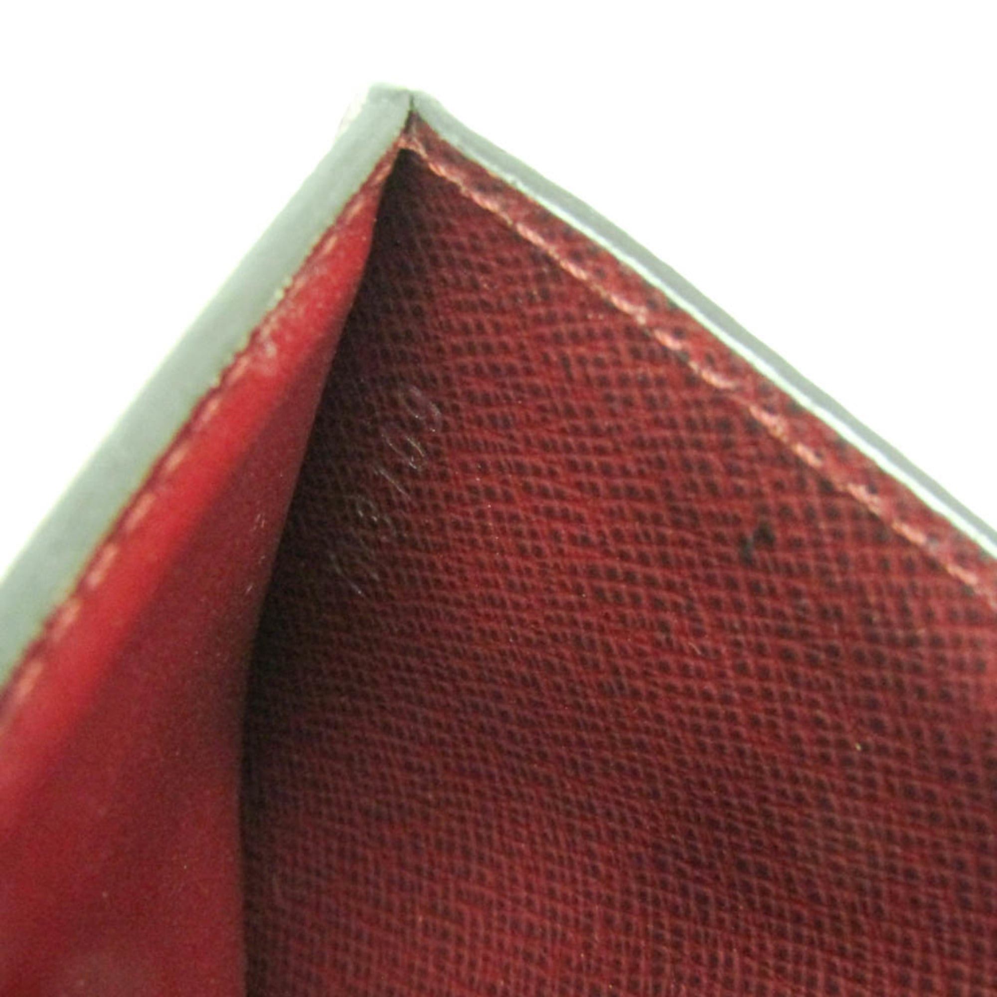 Louis Vuitton Louis Vuitton Epi Twist Compact Wallet M68607 Women's Epi Leather Wallet (tri-fold) Wine Size ONE SIZE - 15 Thumbnail