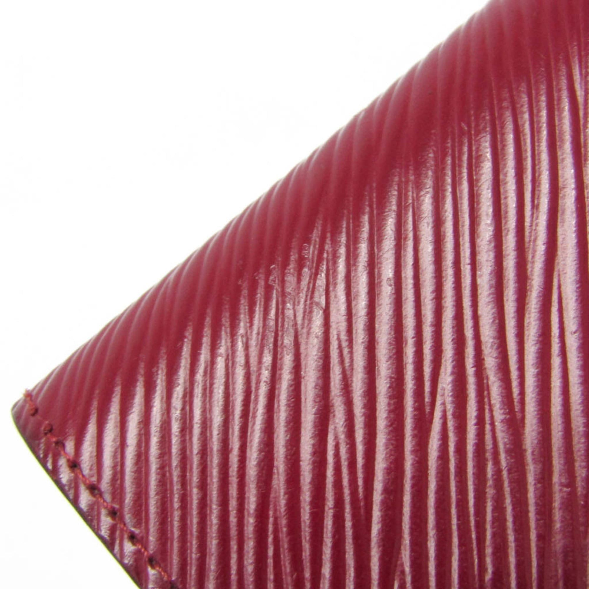 Louis Vuitton Louis Vuitton Epi Twist Compact Wallet M68607 Women's Epi Leather Wallet (tri-fold) Wine Size ONE SIZE - 10 Thumbnail