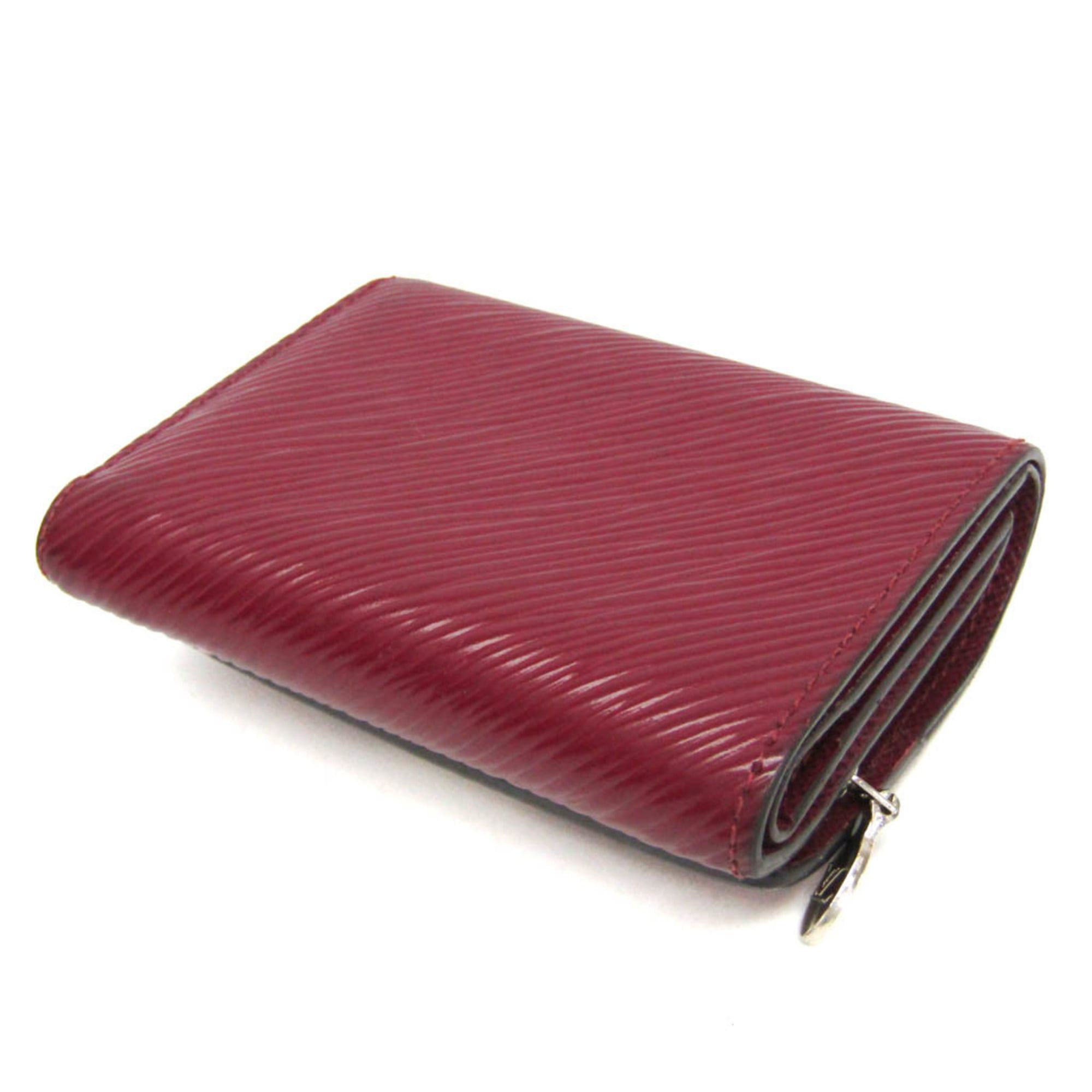 Louis Vuitton Louis Vuitton Epi Twist Compact Wallet M68607 Women's Epi Leather Wallet (tri-fold) Wine Size ONE SIZE - 2 Thumbnail