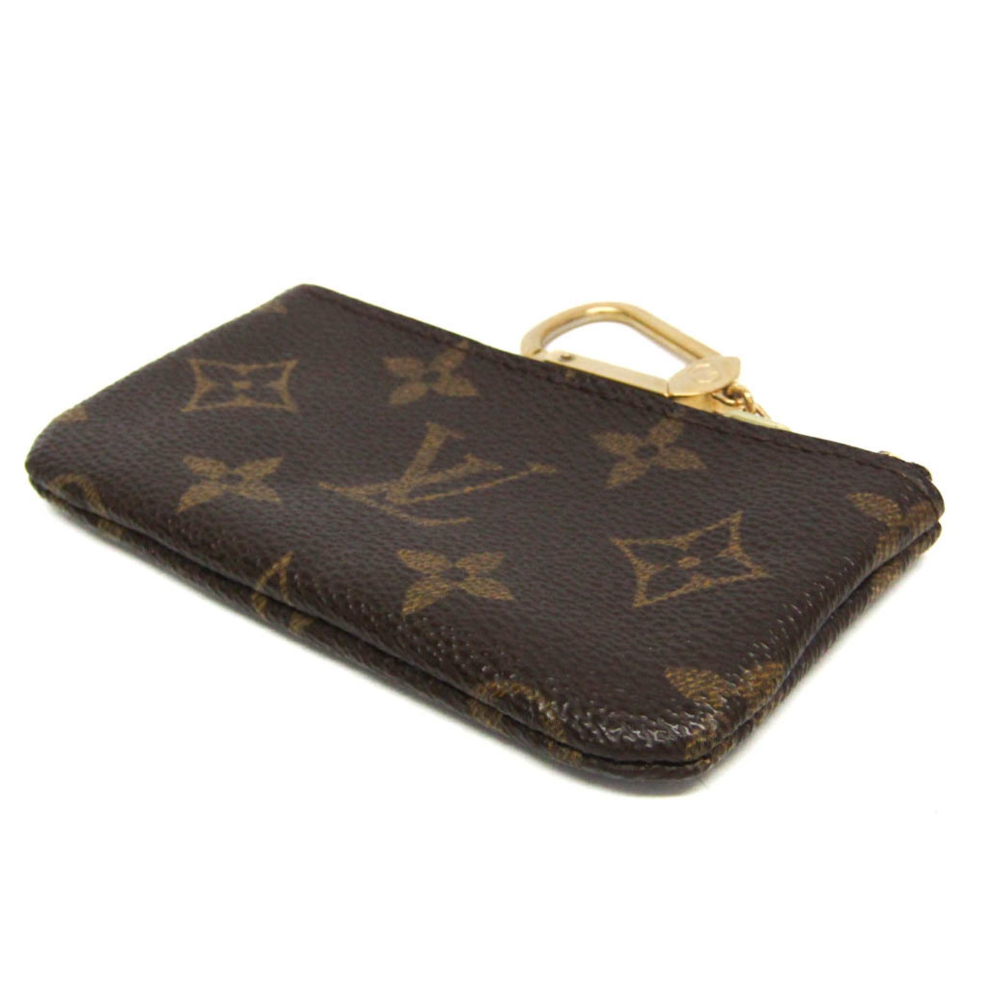 Louis Vuitton Louis Vuitton Monogram Key Pouch M62650 Men,Women Monogram Coin Purse/coin Case Brown Size ONE SIZE - 2 Thumbnail