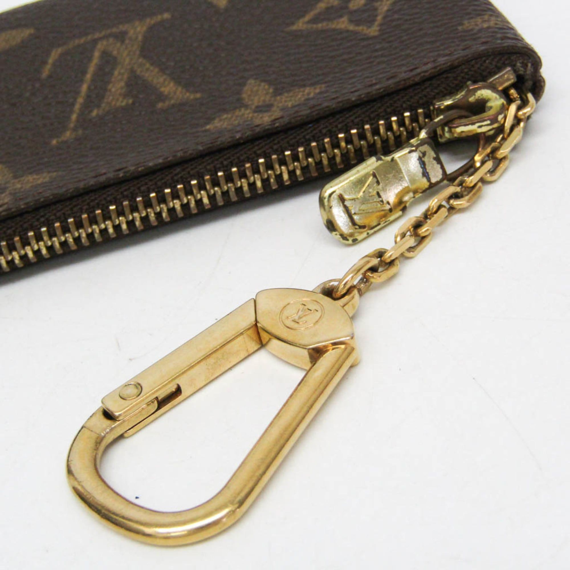 Louis Vuitton Louis Vuitton Monogram Key Pouch M62650 Men,Women Monogram Coin Purse/coin Case Brown Size ONE SIZE - 6 Thumbnail