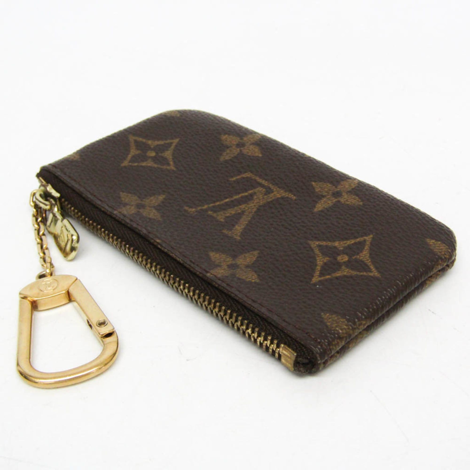 Louis Vuitton Louis Vuitton Monogram Key Pouch M62650 Men,Women Monogram Coin Purse/coin Case Brown Size ONE SIZE - 4 Thumbnail