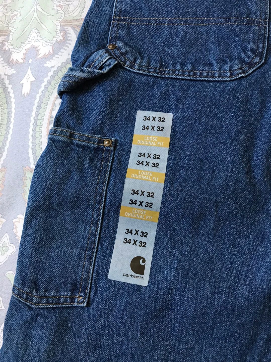Carhartt Carhartt B73 Double Knee Washed Jeans Size US 34 / EU 50 - 7 Thumbnail