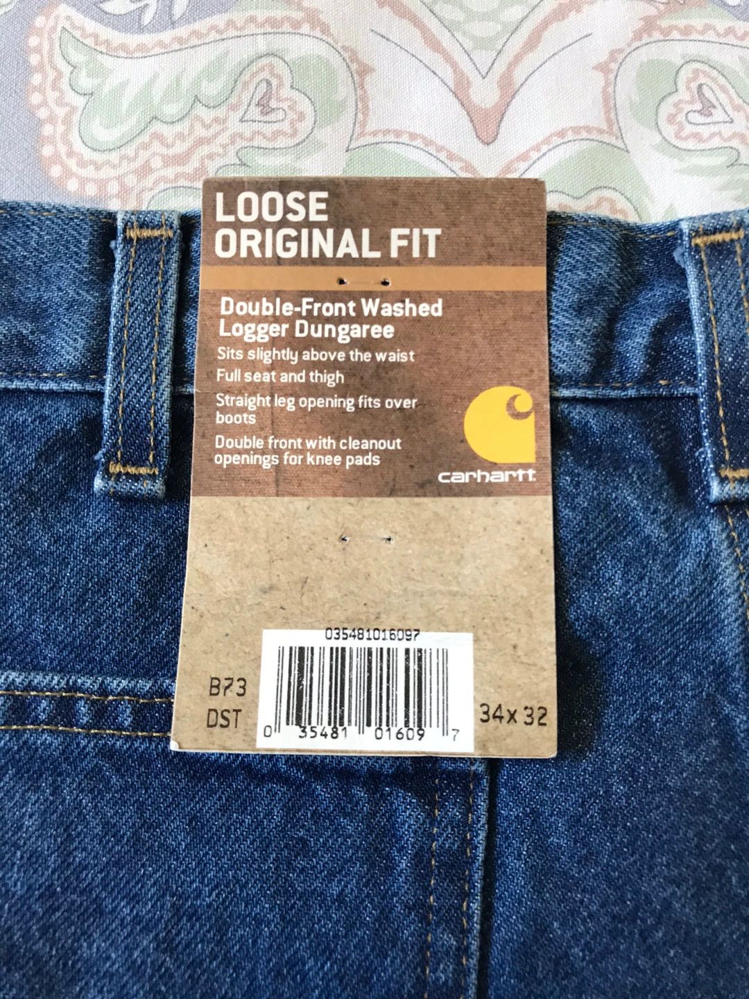 Carhartt Carhartt B73 Double Knee Washed Jeans Size US 34 / EU 50 - 8 Thumbnail