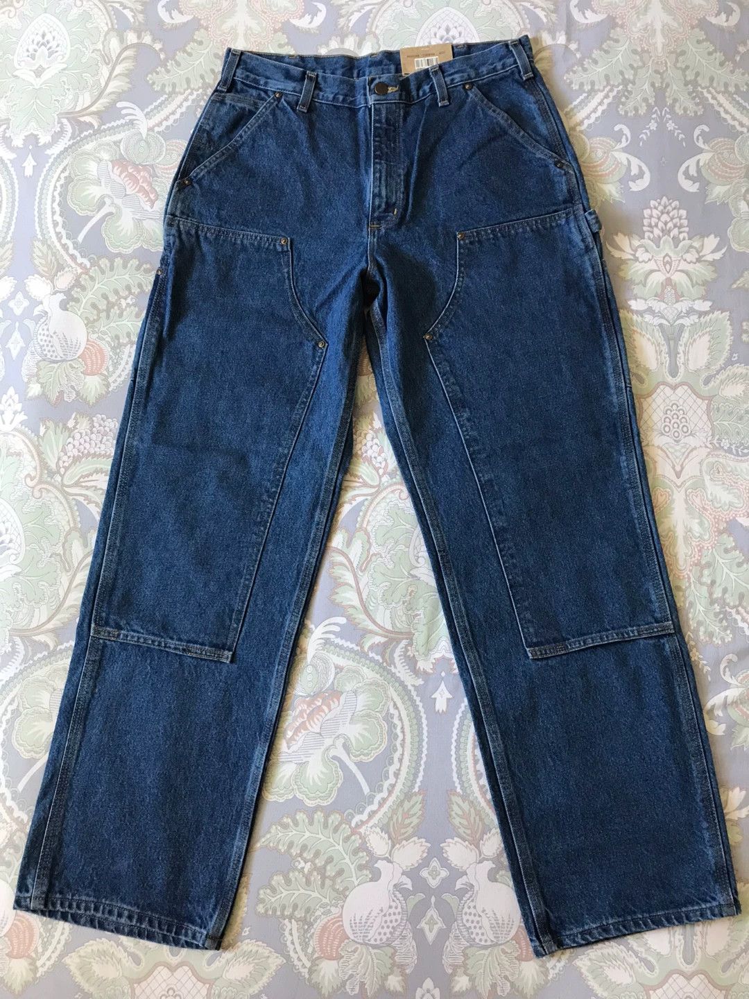 Carhartt Carhartt B73 Double Knee Washed Jeans Size US 34 / EU 50 - 2 Thumbnail
