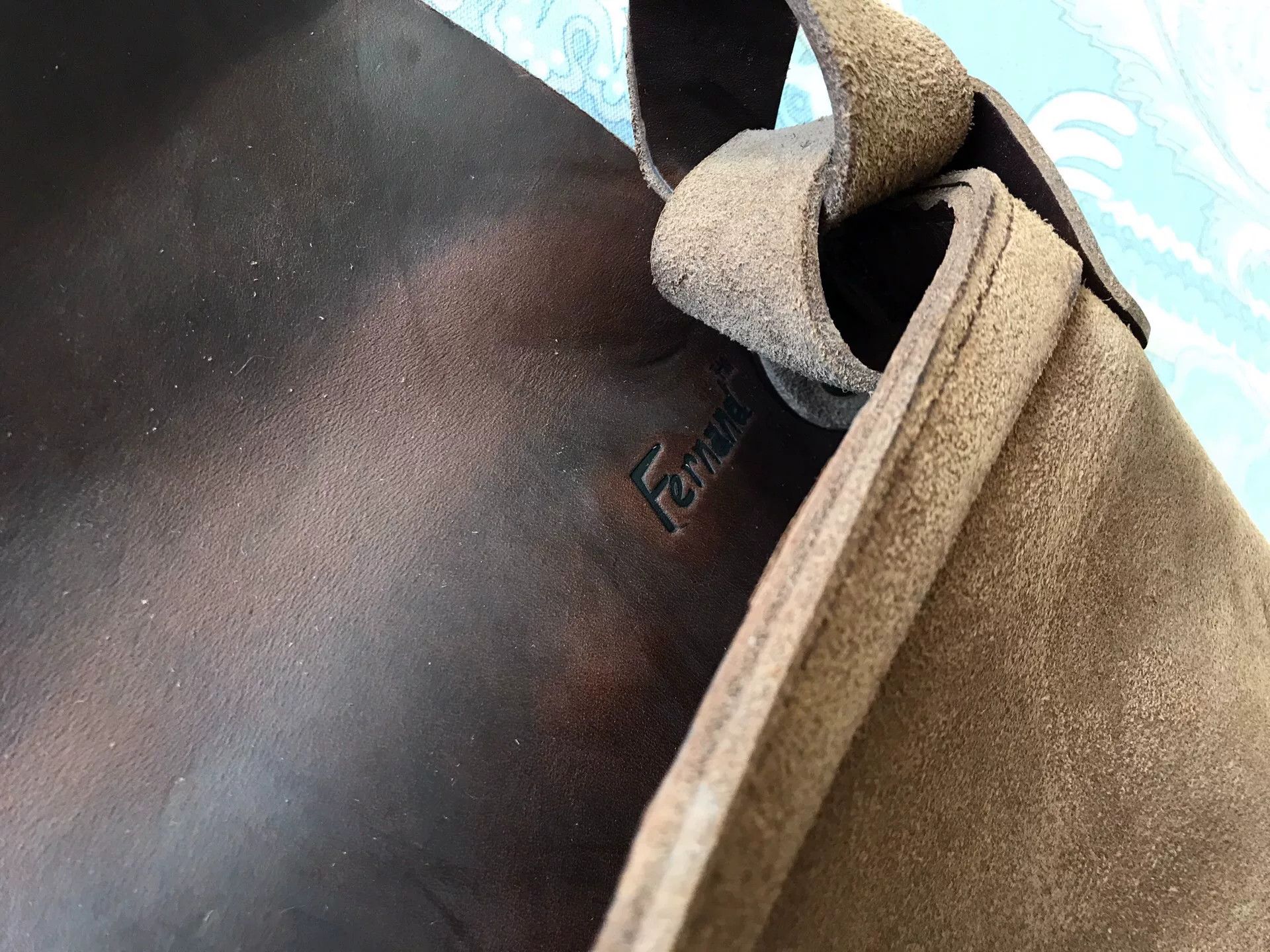 Horween Leather Fernand Leather Vintage Western Crossbody Bag Size ONE SIZE - 9 Thumbnail