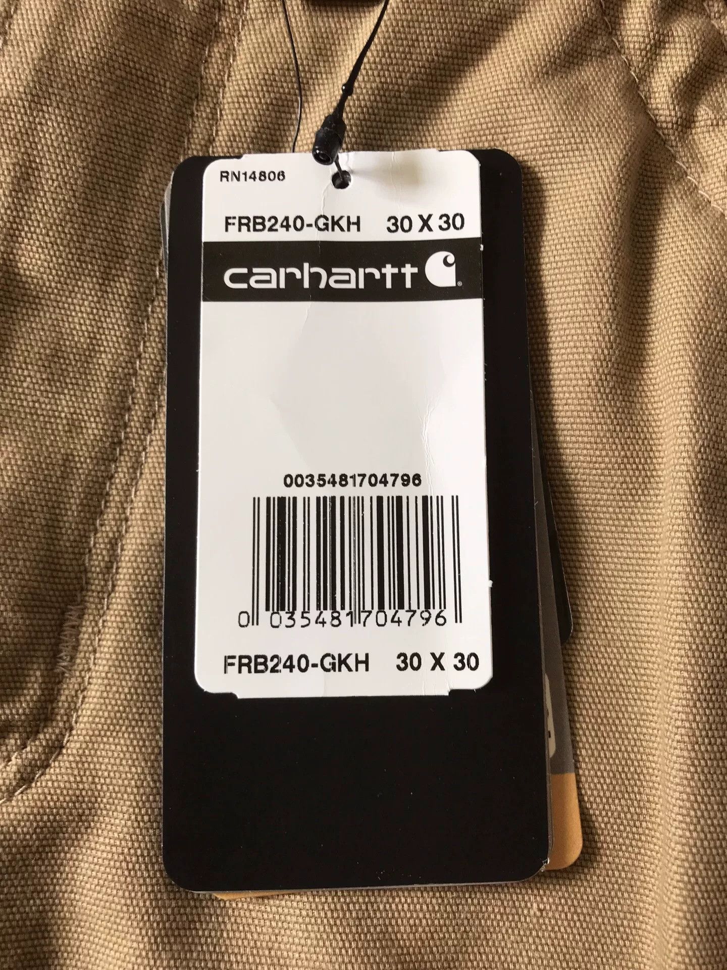 Carhartt Carhartt FRB240 Cargo Work Pants Size US 30 / EU 46 - 8 Thumbnail