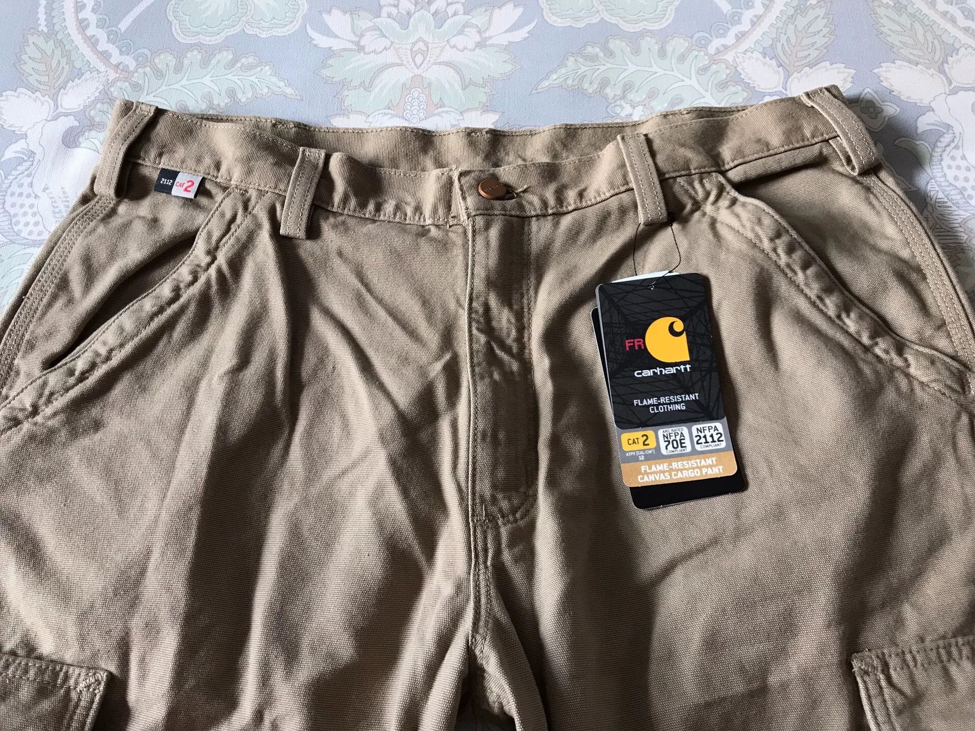 Carhartt Carhartt FRB240 GKH Cargo Work Pants Size US 36 / EU 52 - 4 Thumbnail