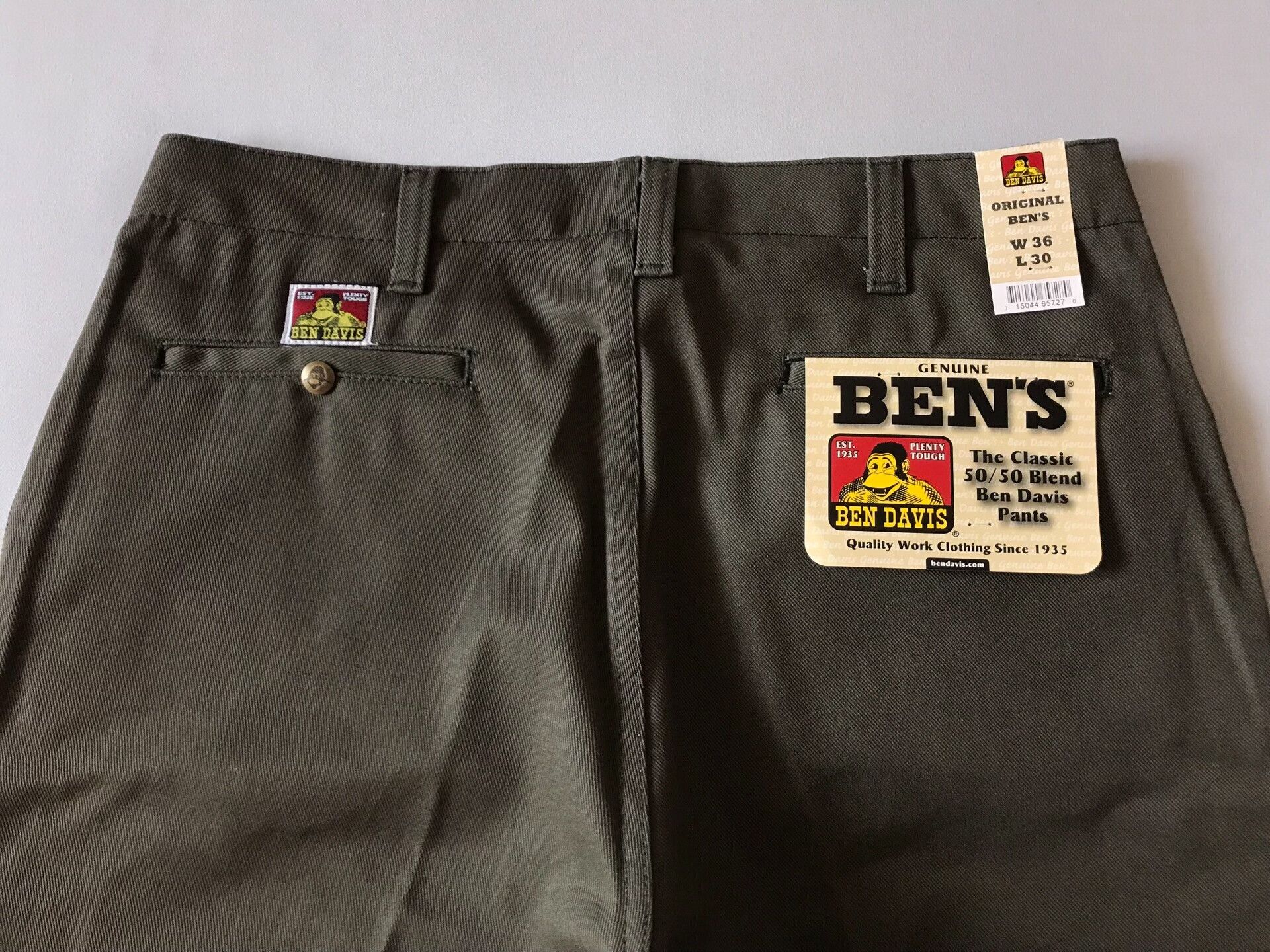 Ben Davis Ben Davis 657 Chino Work Pants W36L30 Size US 36 / EU 52 - 5 Thumbnail