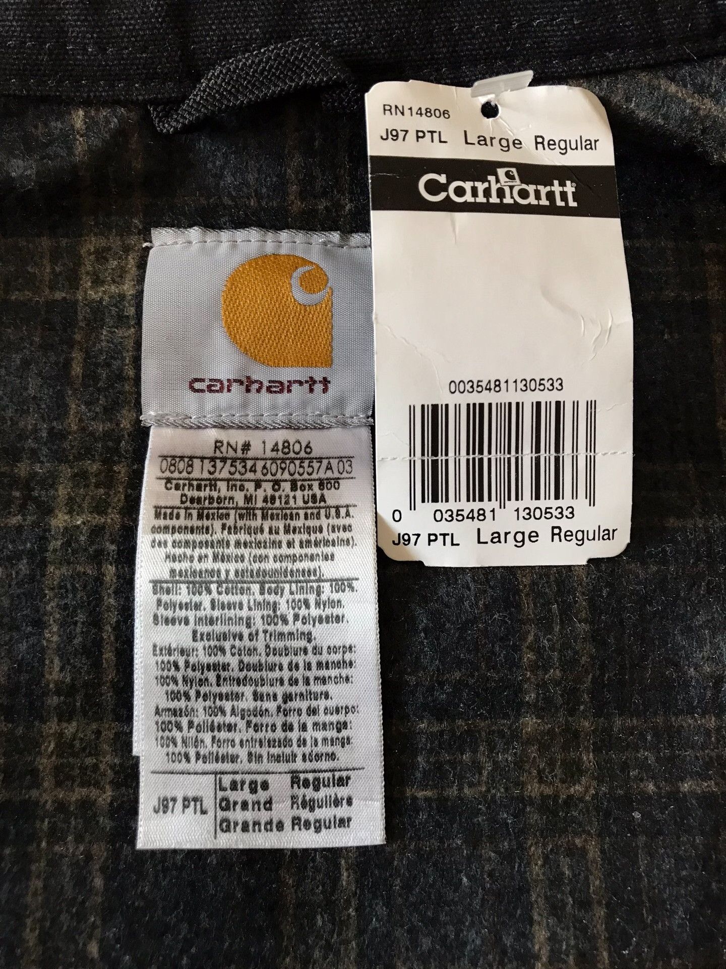 Carhartt Carhartt J97 PTL Washed Canvas Jacket Size US L / EU 52-54 / 3 - 9 Thumbnail