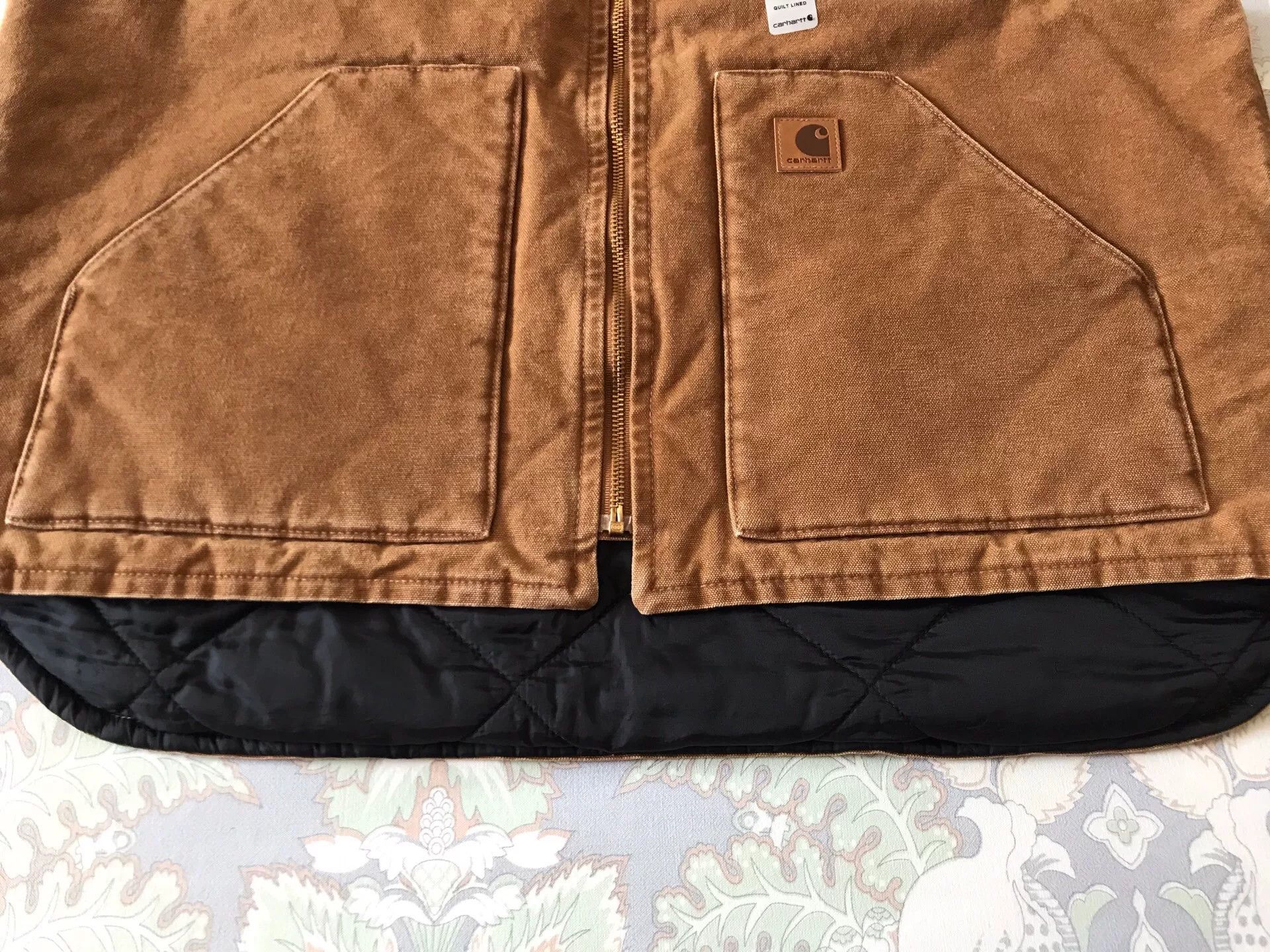 Carhartt Carhartt V02 Brown XL Canvas Vest Size US XL / EU 56 / 4 - 4 Thumbnail