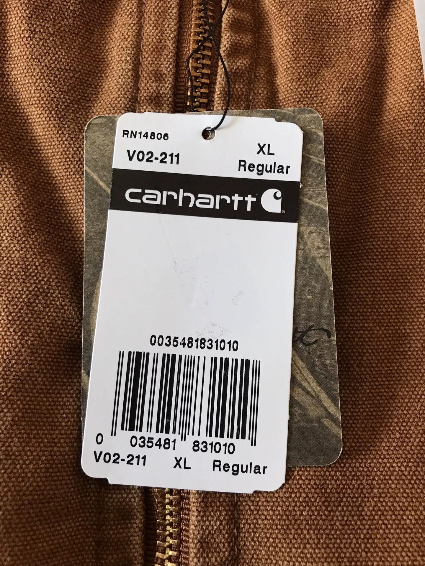 Carhartt Carhartt V02 Brown XL Canvas Vest Size US XL / EU 56 / 4 - 8 Thumbnail