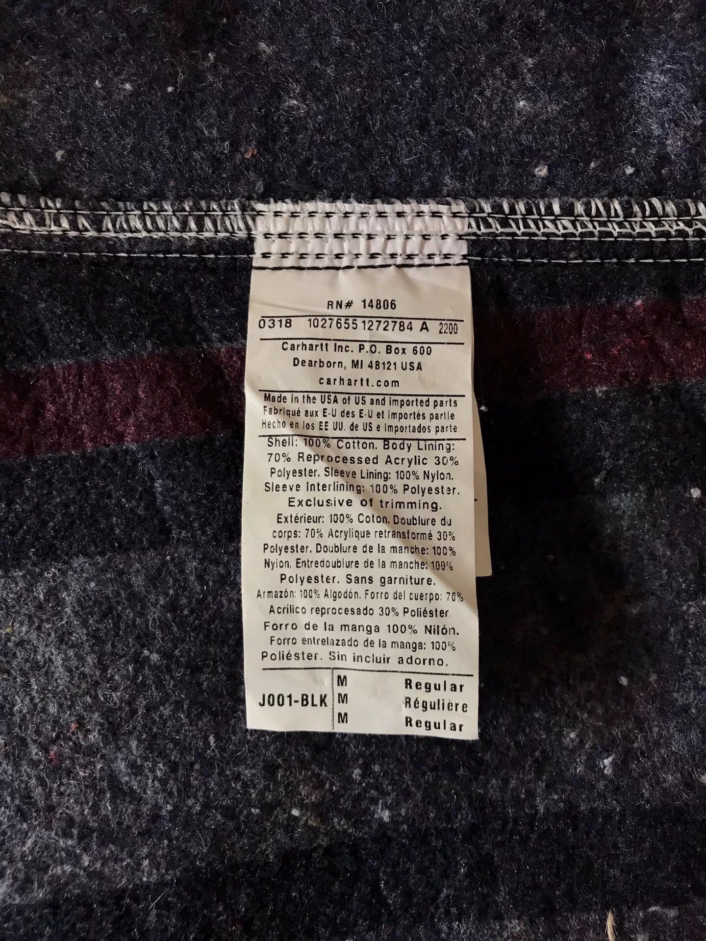 Carhartt Carhartt J001 Detroit Jacket USA Made Size US M / EU 48-50 / 2 - 9 Thumbnail