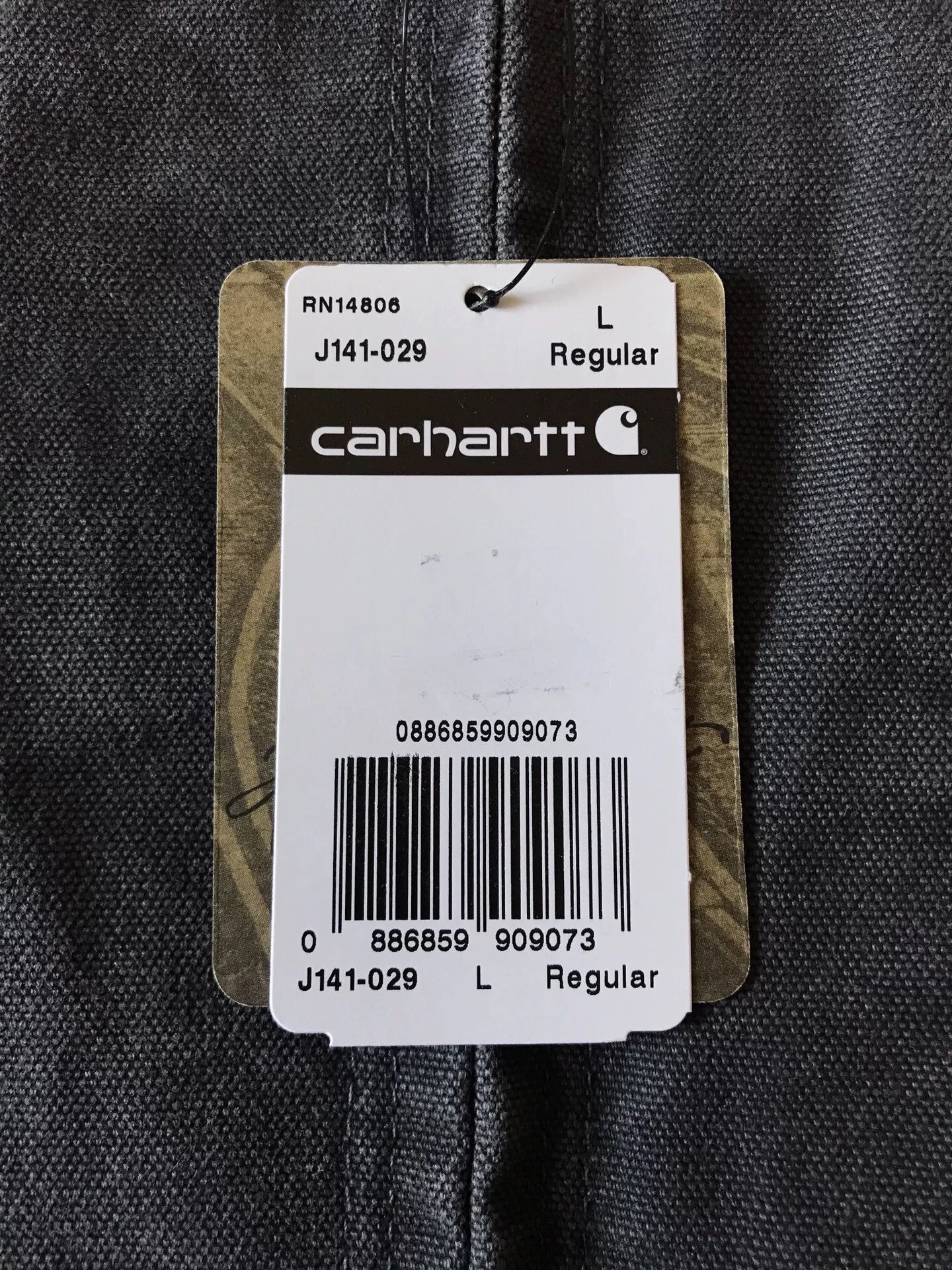 Carhartt Carhartt J141 Hooded Canvas Work Jacket Size US L / EU 52-54 / 3 - 8 Thumbnail