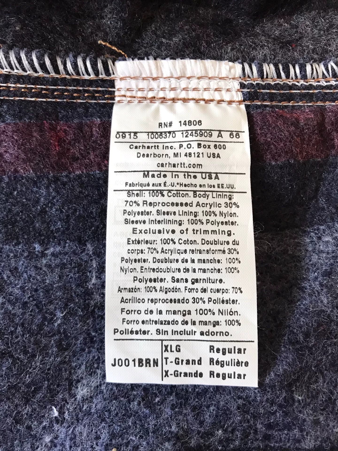 Carhartt Carhartt J001 Detroit Jacket Brown XL Size US XL / EU 56 / 4 - 9 Thumbnail