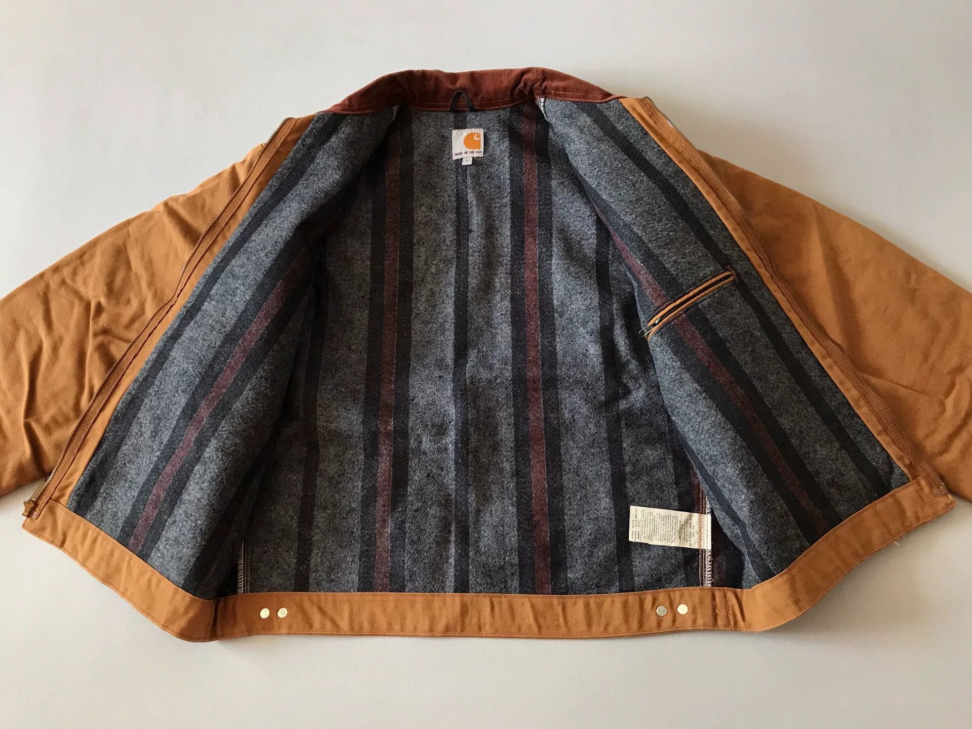 Carhartt Carhartt J001 Detroit Brown Jacket Size US L / EU 52-54 / 3 - 3 Thumbnail