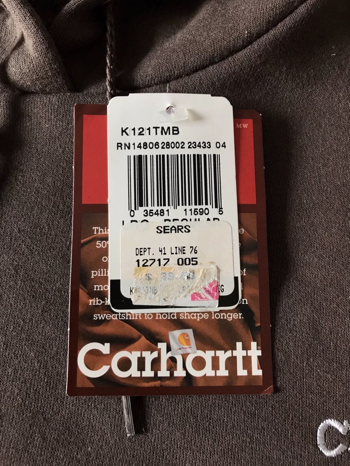 Carhartt Carhartt K121 TMB Hoodie Size US L / EU 52-54 / 3 - 7 Thumbnail