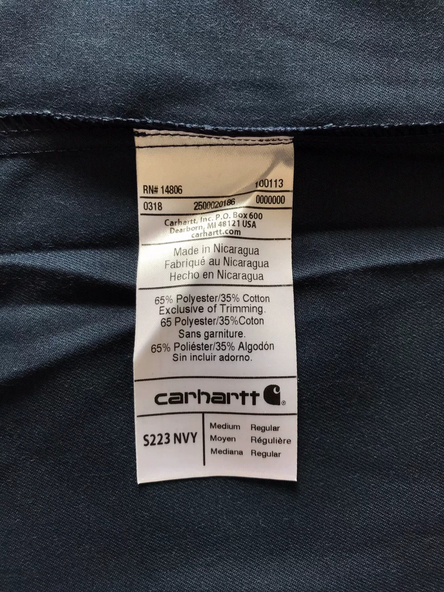 Carhartt Carhartt S223 Original Fit Short-Sleeve Shirt Size US M / EU 48-50 / 2 - 8 Thumbnail