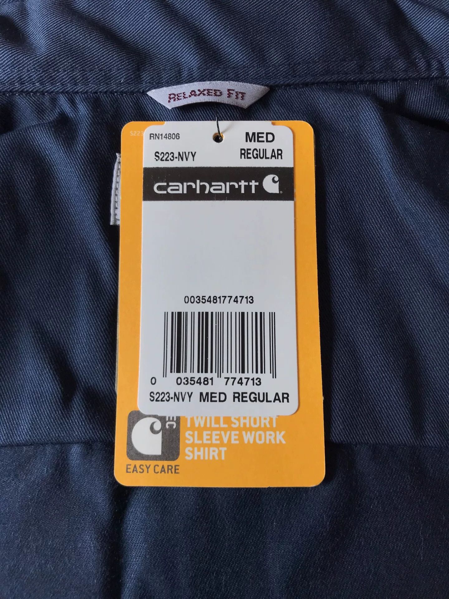 Carhartt Carhartt S223 Original Fit Short-Sleeve Shirt Size US M / EU 48-50 / 2 - 7 Thumbnail