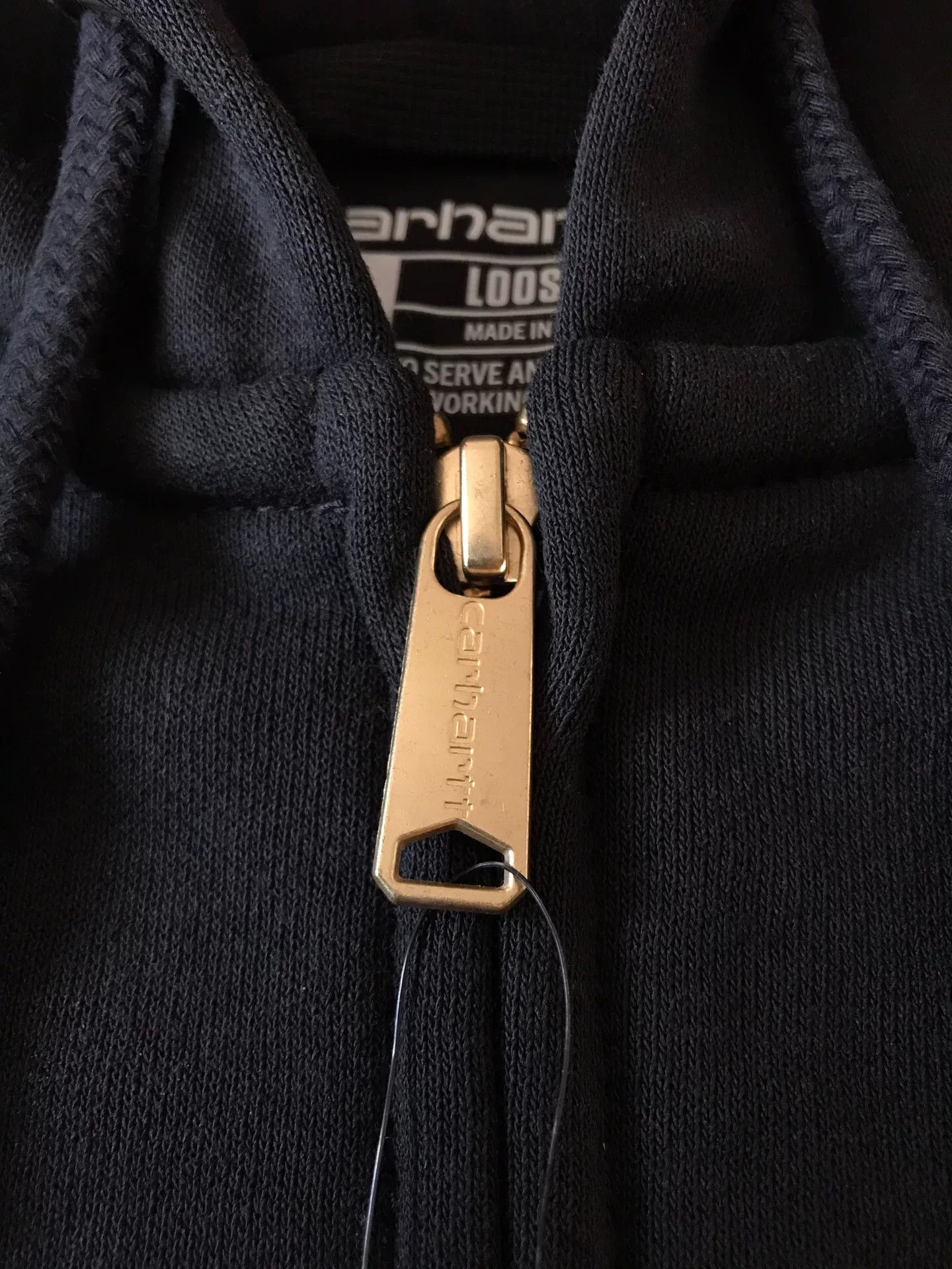 Carhartt Carhartt K122 Black Hooded Zip Sweatshirt Size US L / EU 52-54 / 3 - 4 Thumbnail