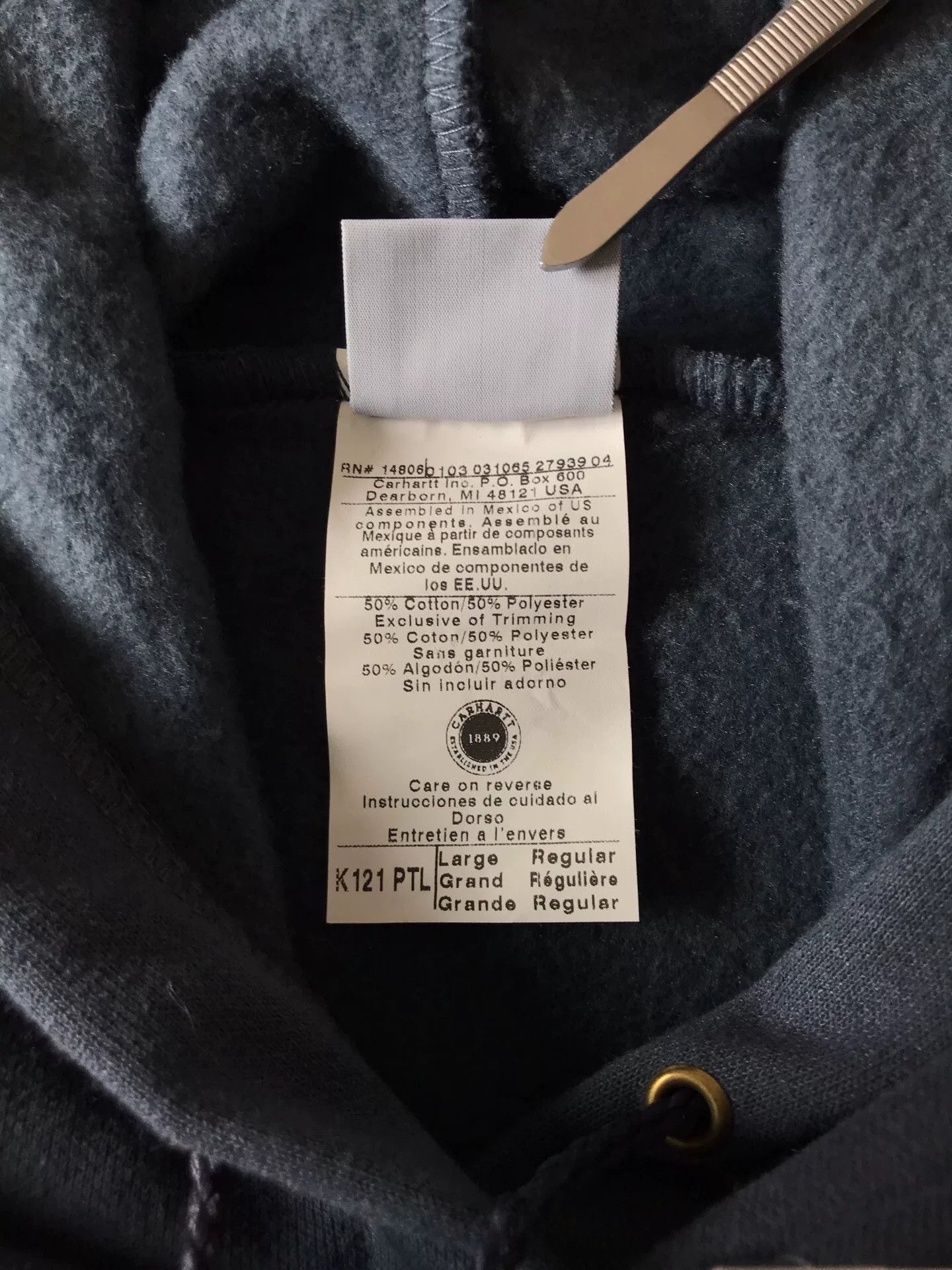 Carhartt Carhartt K121 PTL Hooded Sweatshirt Size US L / EU 52-54 / 3 - 9 Thumbnail