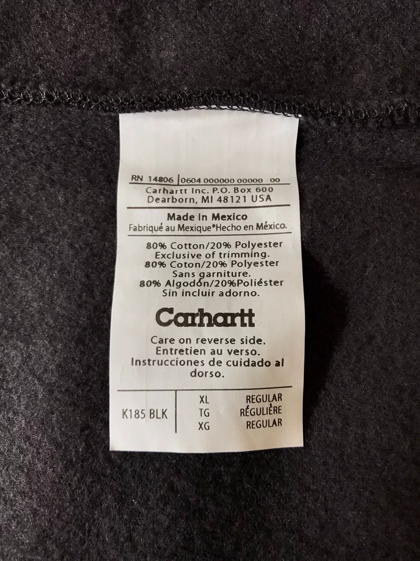 Carhartt Carhartt K185 XL Hooded Zip Sweatshirt Size US XL / EU 56 / 4 - 9 Thumbnail