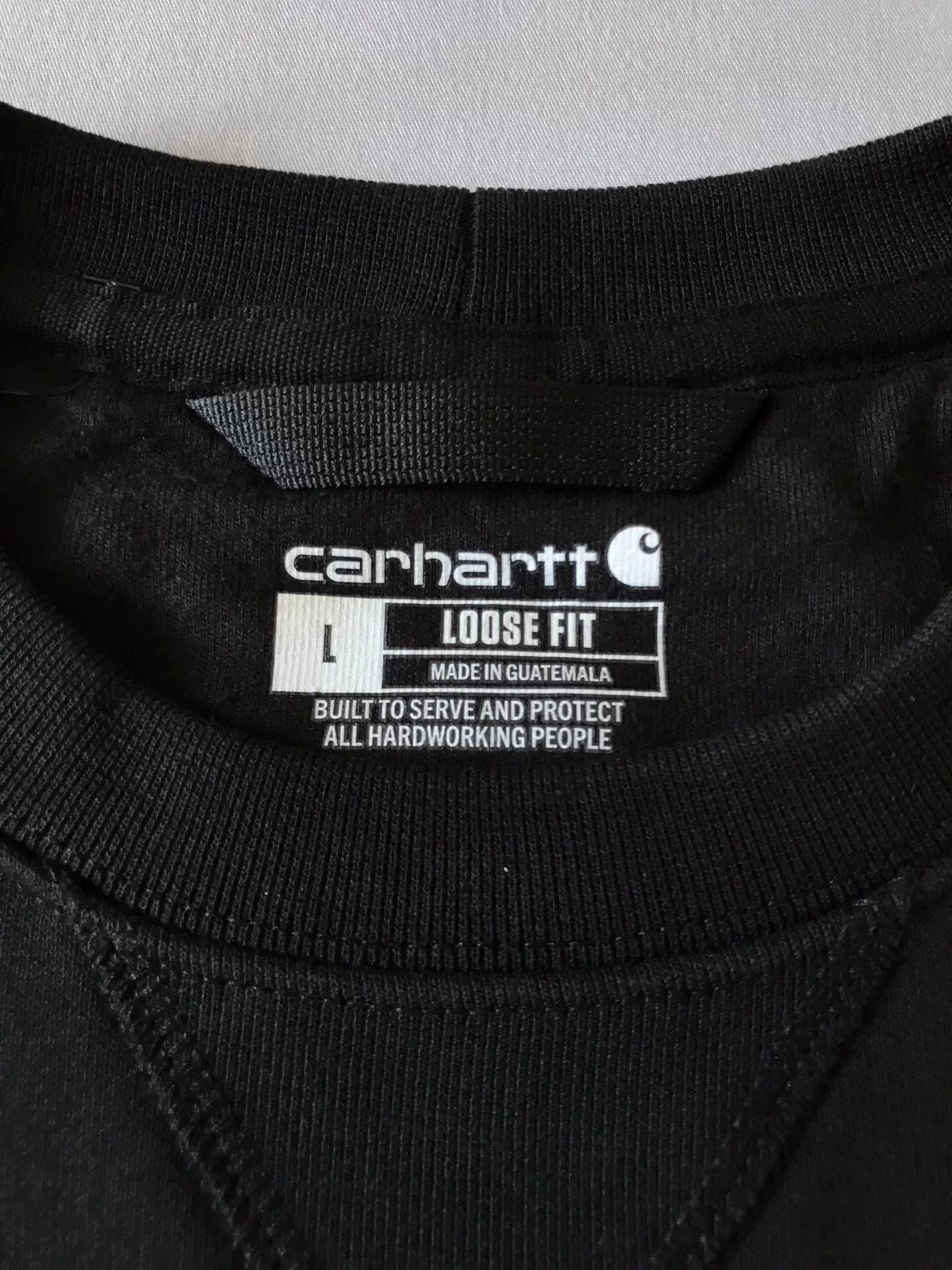 Carhartt Carhartt K124 Black Crewneck Sweatshirt Size US L / EU 52-54 / 3 - 6 Thumbnail