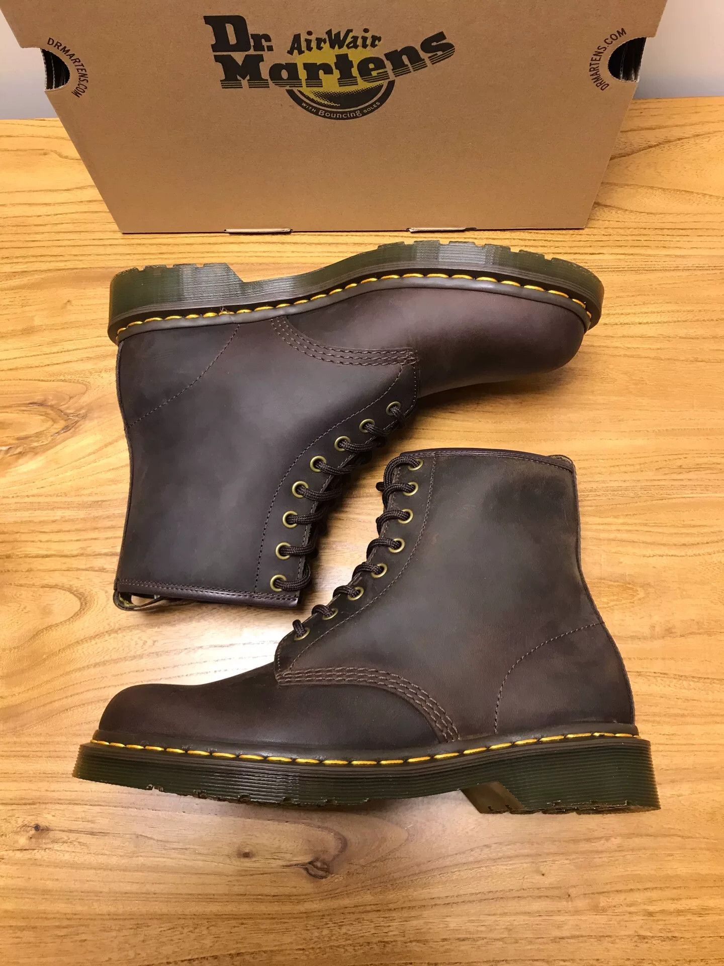 Dr. Martens Dr.Martens 1460 High-Top Crazy Horse Brown Size US 9 / EU 42 - 6 Thumbnail