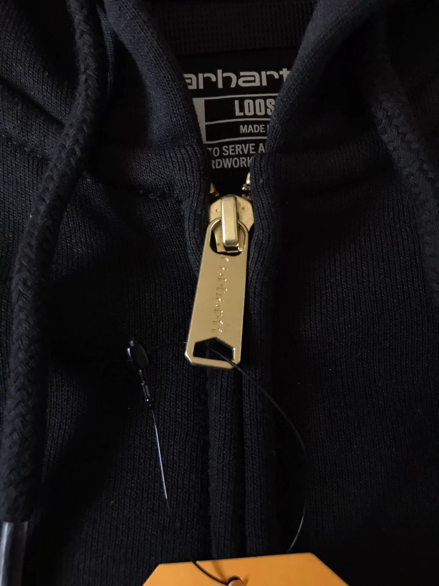 Carhartt Carhartt K122 Black Hooded Zip Sweatshirt Size US S / EU 44-46 / 1 - 5 Thumbnail