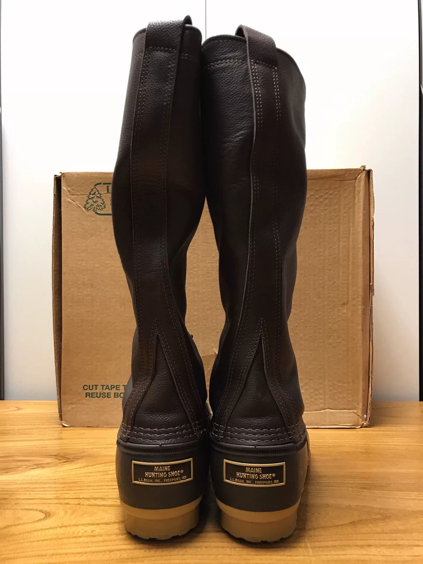 L.L. Bean L.L.Bean 16-inch Duck Boots Brown 9M Size US 9 / EU 42 - 3 Thumbnail