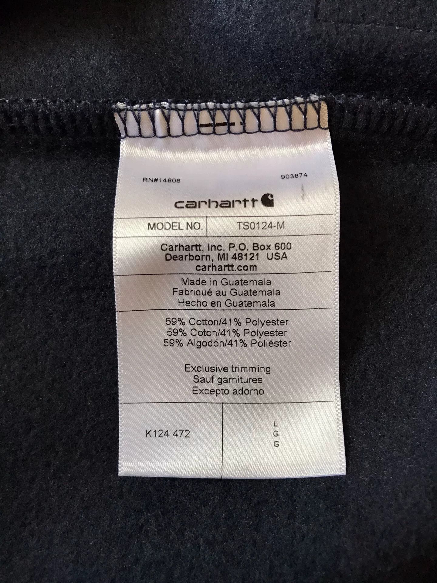 Carhartt Carhartt K124 472 Crewneck Sweatshirt Size US L / EU 52-54 / 3 - 8 Thumbnail
