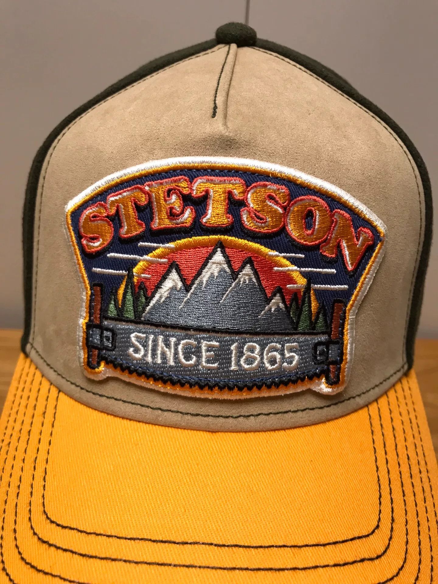 Stetson Stetson Sawtooth Mountain Embroidered Trucker Cap Size ONE SIZE - 5 Thumbnail