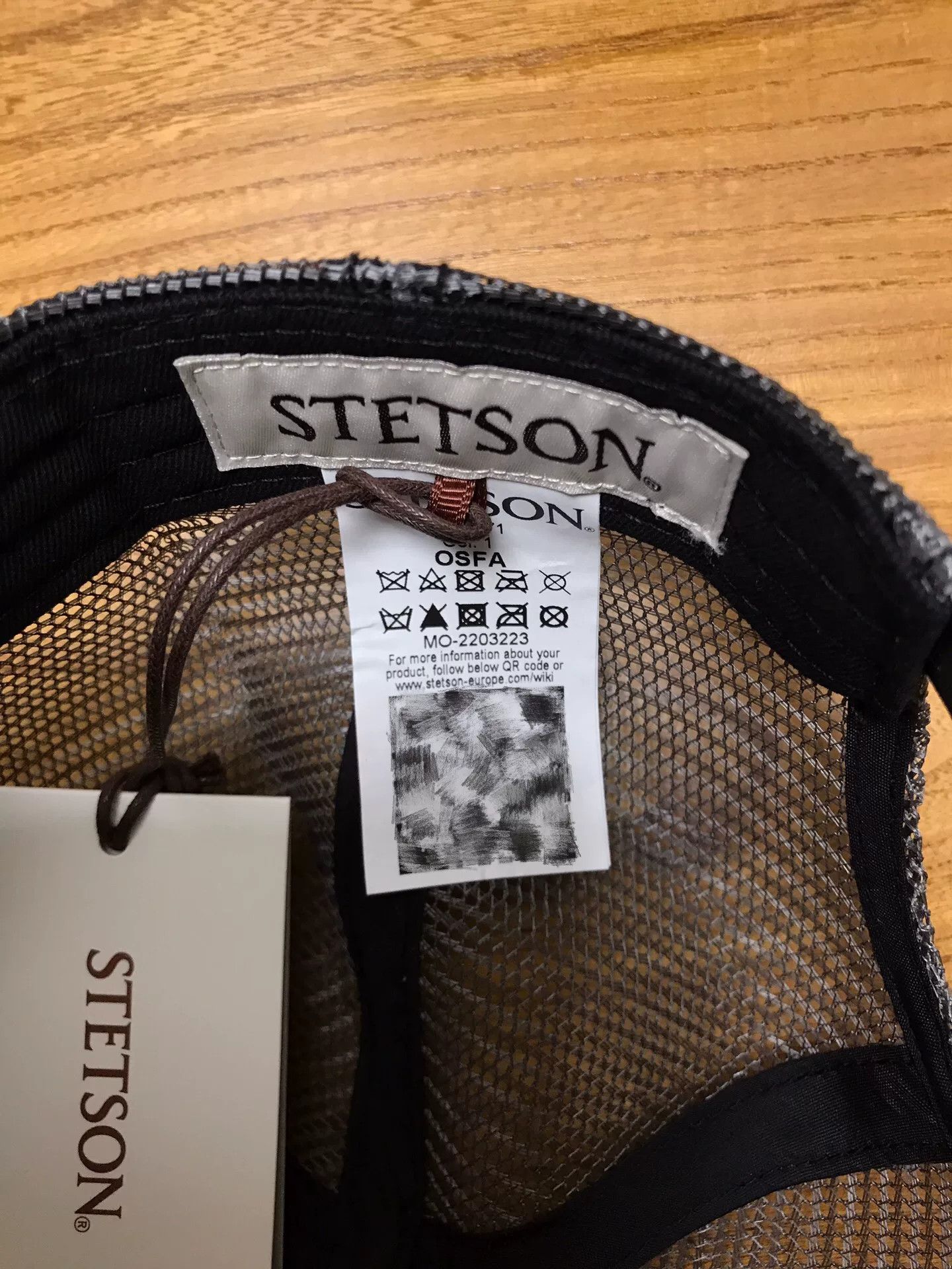 Stetson Stetson Black Trucker Cap w/ Gold Logo Size ONE SIZE - 7 Thumbnail