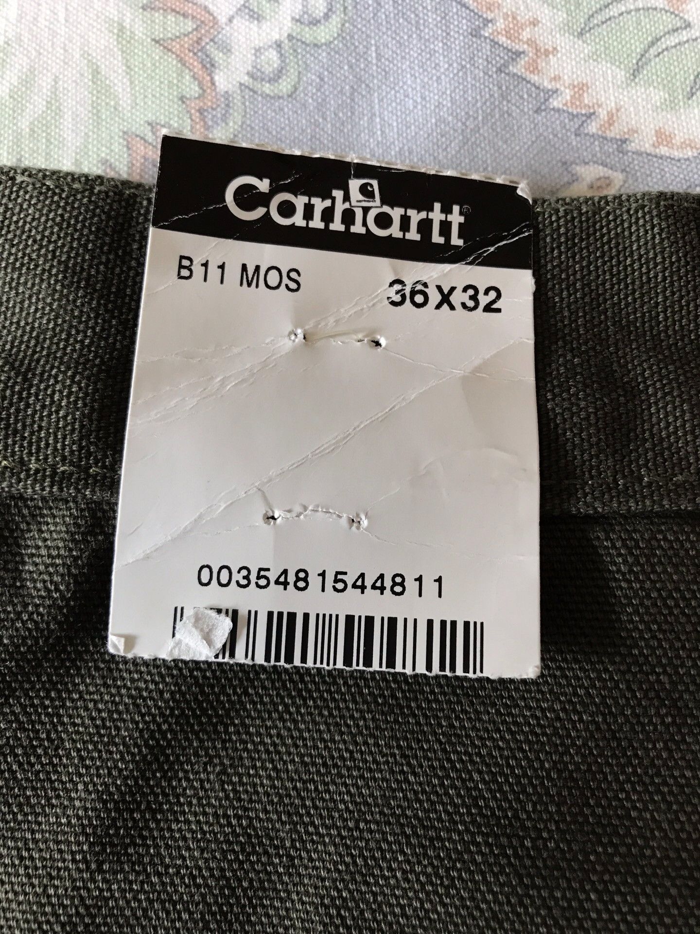 Carhartt Carhartt B11 MOS Canvas Work Pants 36x32 Size US 36 / EU 52 - 8 Thumbnail