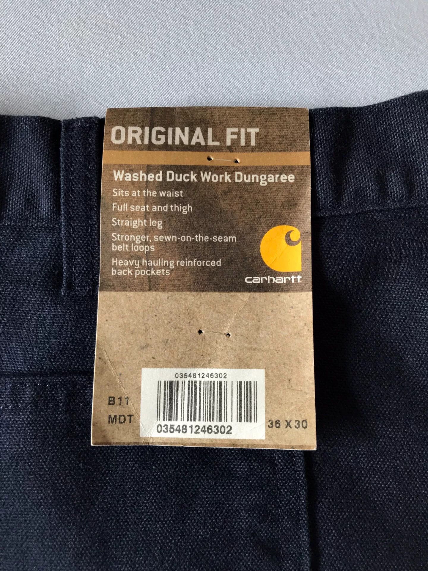 Carhartt Carhartt B11 MDT Washed Canvas Work Pants Size US 36 / EU 52 - 8 Thumbnail