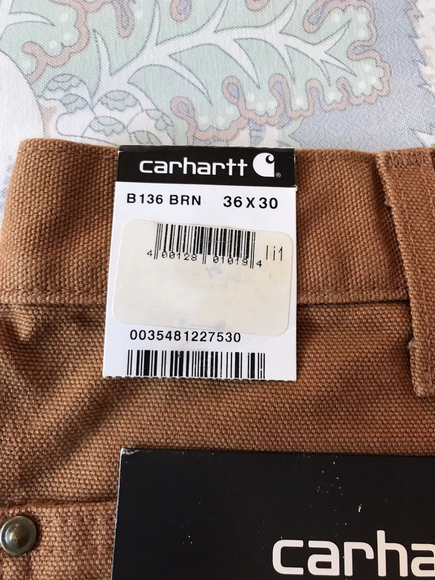 Carhartt Carhartt B136 Brown W36L30 Double Knee Pants Size US 36 / EU 52 - 8 Thumbnail